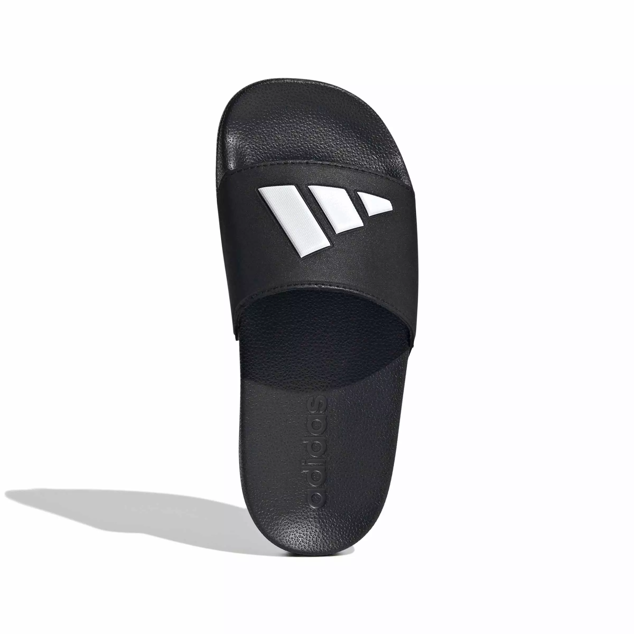 adidas Adilette Shower Logo "Core Black/Ftwr White/Core Black" Preschool Boys' Sandal - BLACK/WHITE/BLACK