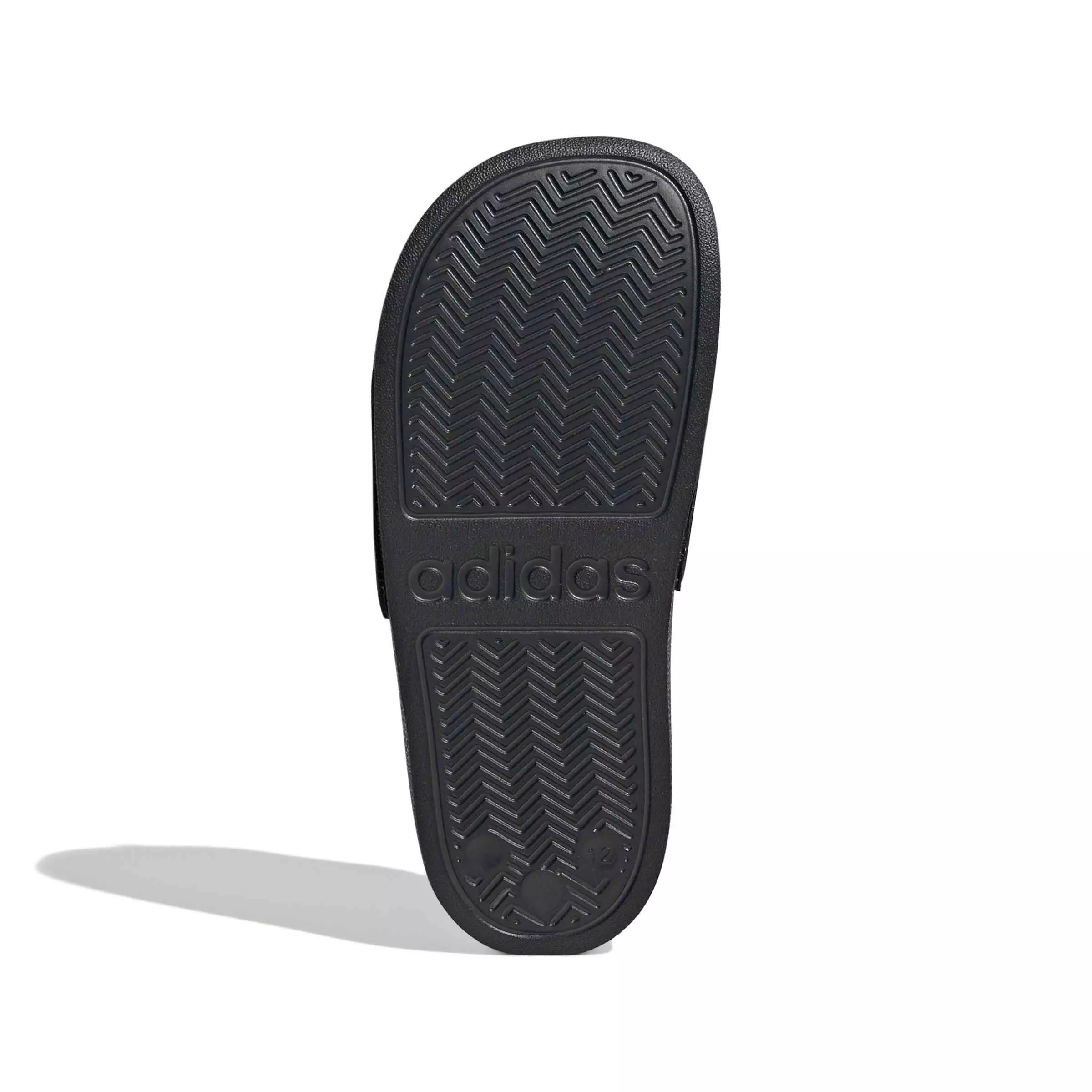 adidas Adilette Shower Logo "Core Black/Ftwr White/Core Black" Preschool Boys' Sandal - BLACK/WHITE/BLACK