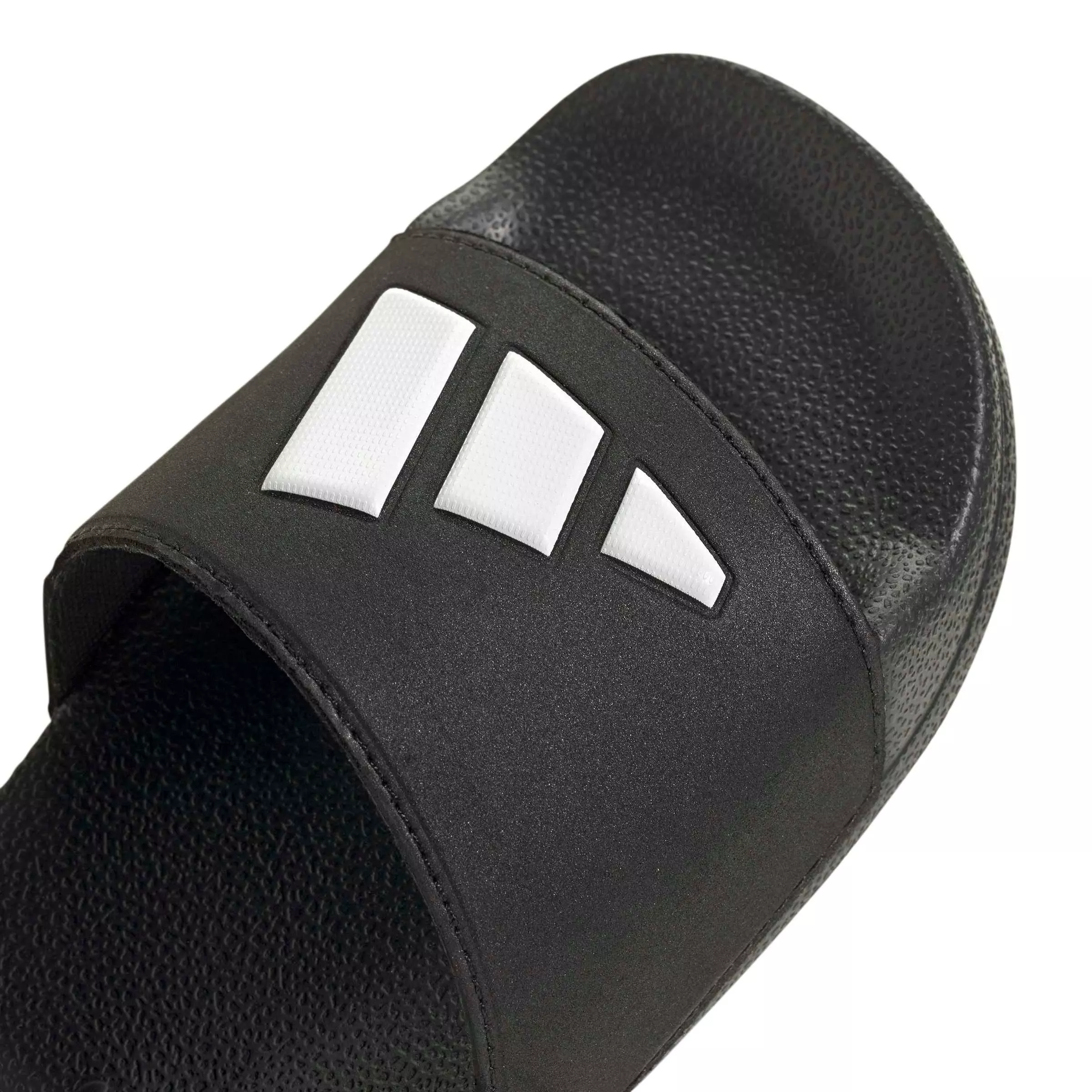 adidas Adilette Shower Logo "Core Black/Ftwr White/Core Black" Preschool Boys' Sandal - BLACK/WHITE/BLACK