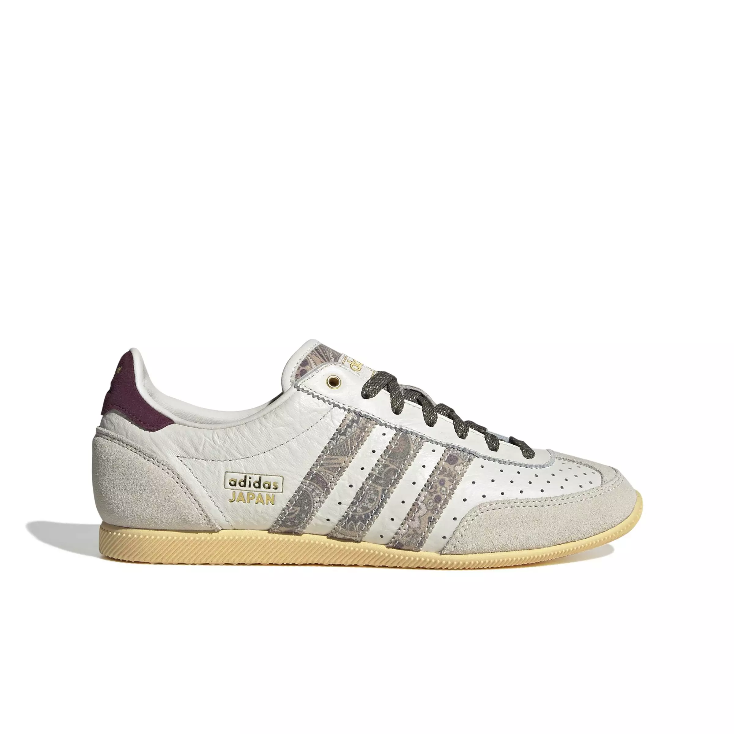 adidas Originals Japan x Liberty London "Off White/Maroon/Olive Strata" Women's Shoe - OFF WHITE/MAROON/OLIVE
