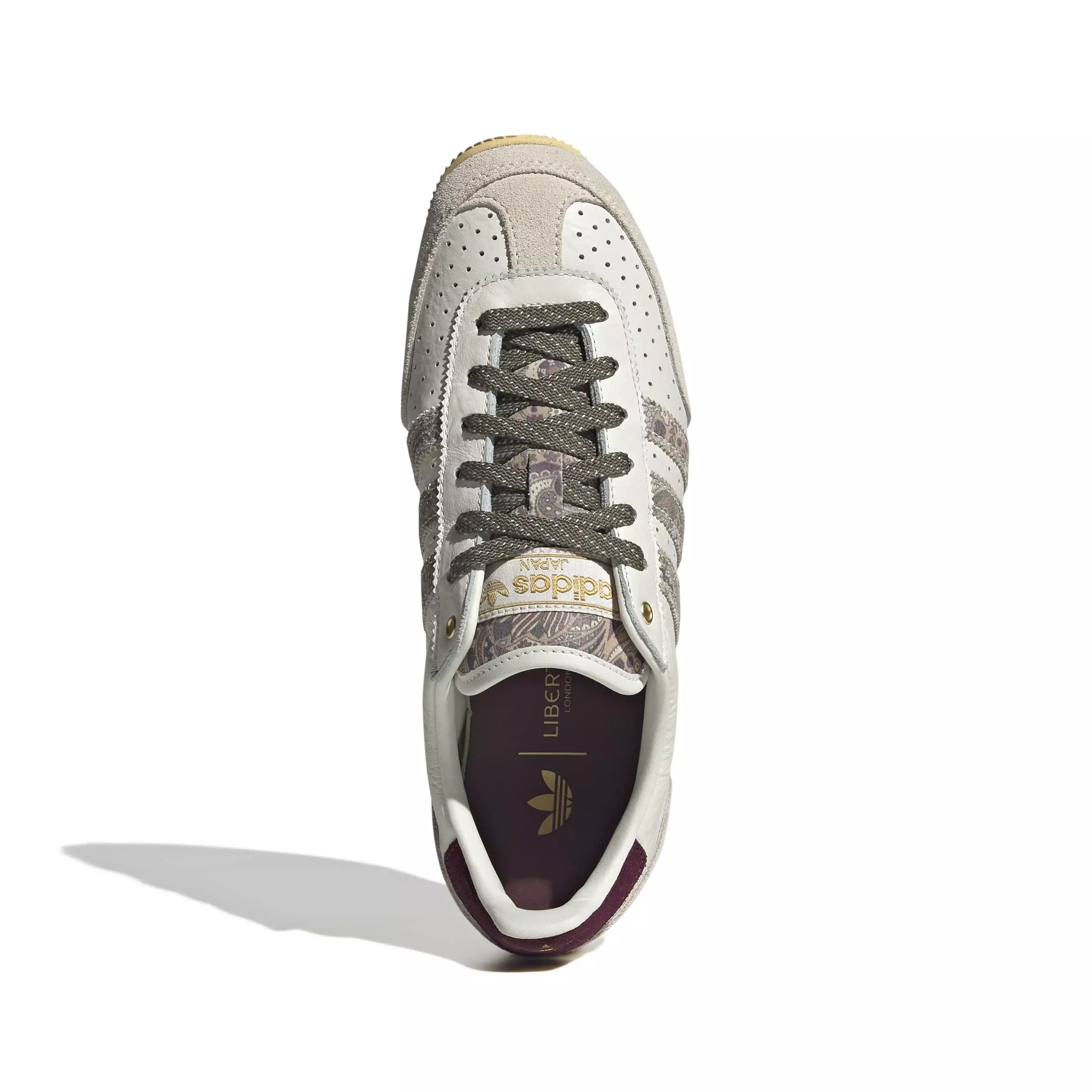 adidas Originals Japan x Liberty London "Off White/Maroon/Olive Strata" Women's Shoe - OFF WHITE/MAROON/OLIVE