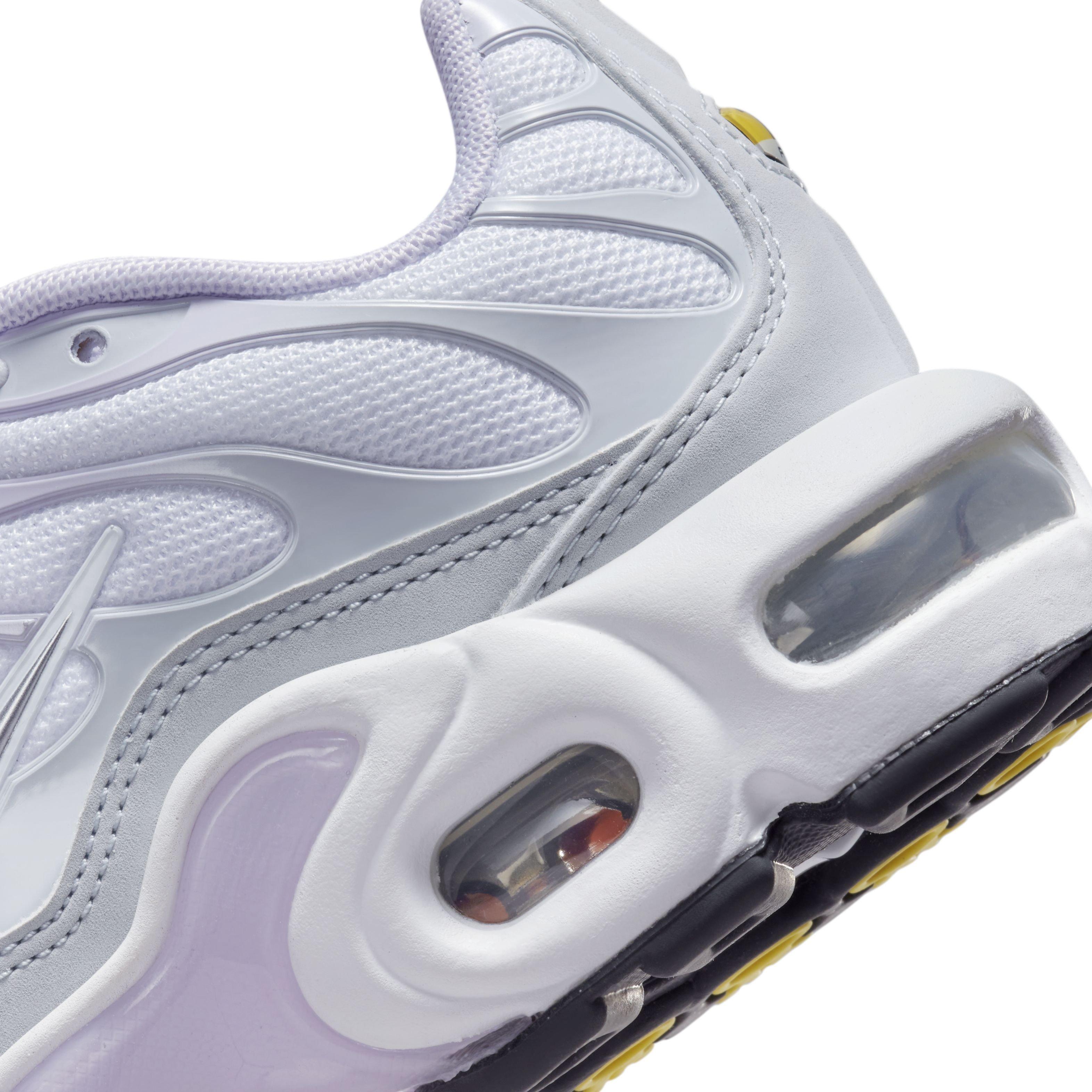 Tn air max plus hotsell white silver