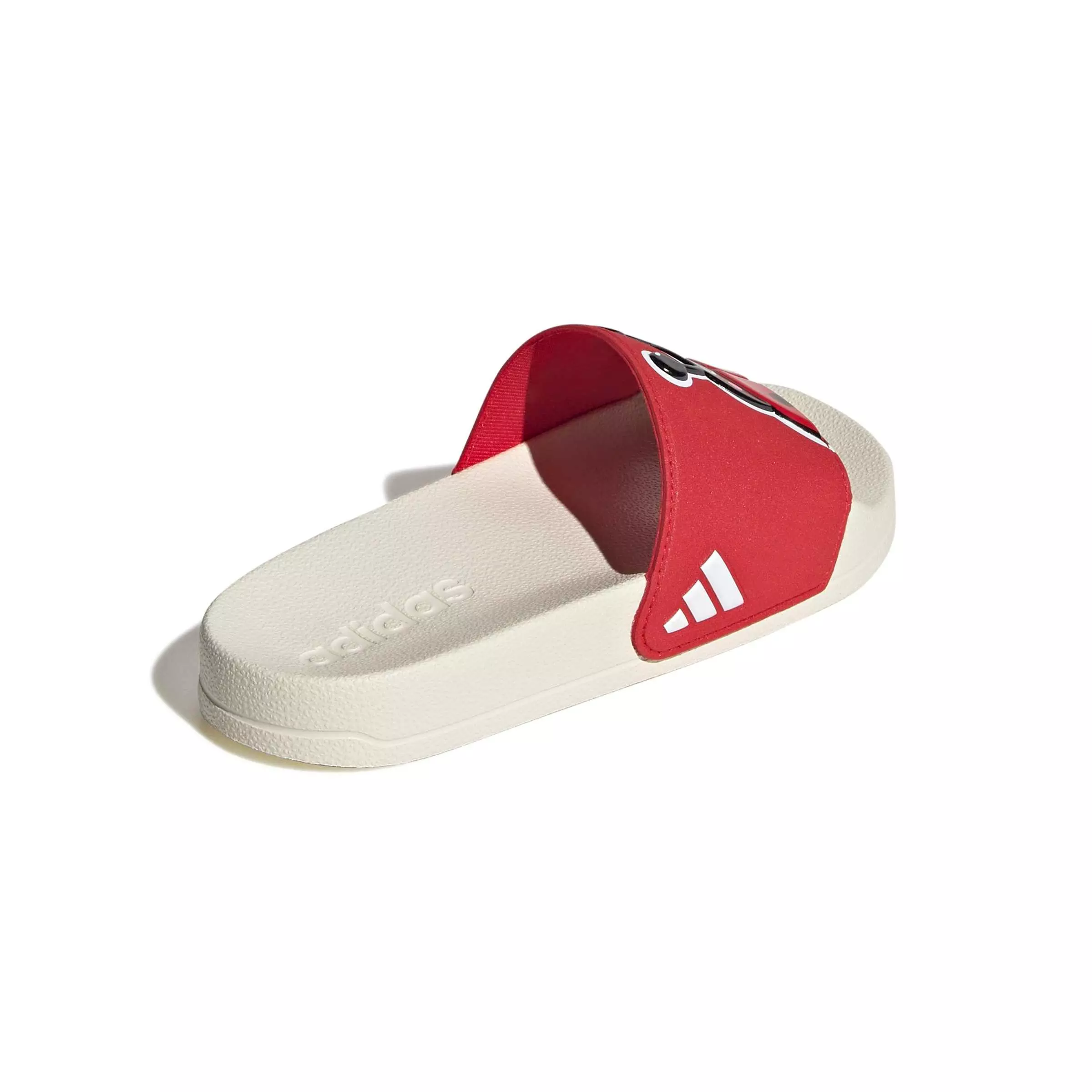 adidas Adilette Shower Logo "Pure Ruby/Ftwr White/Off White" Preschool Boys' Sandal - RUBY/WHITE/OFF WHITE