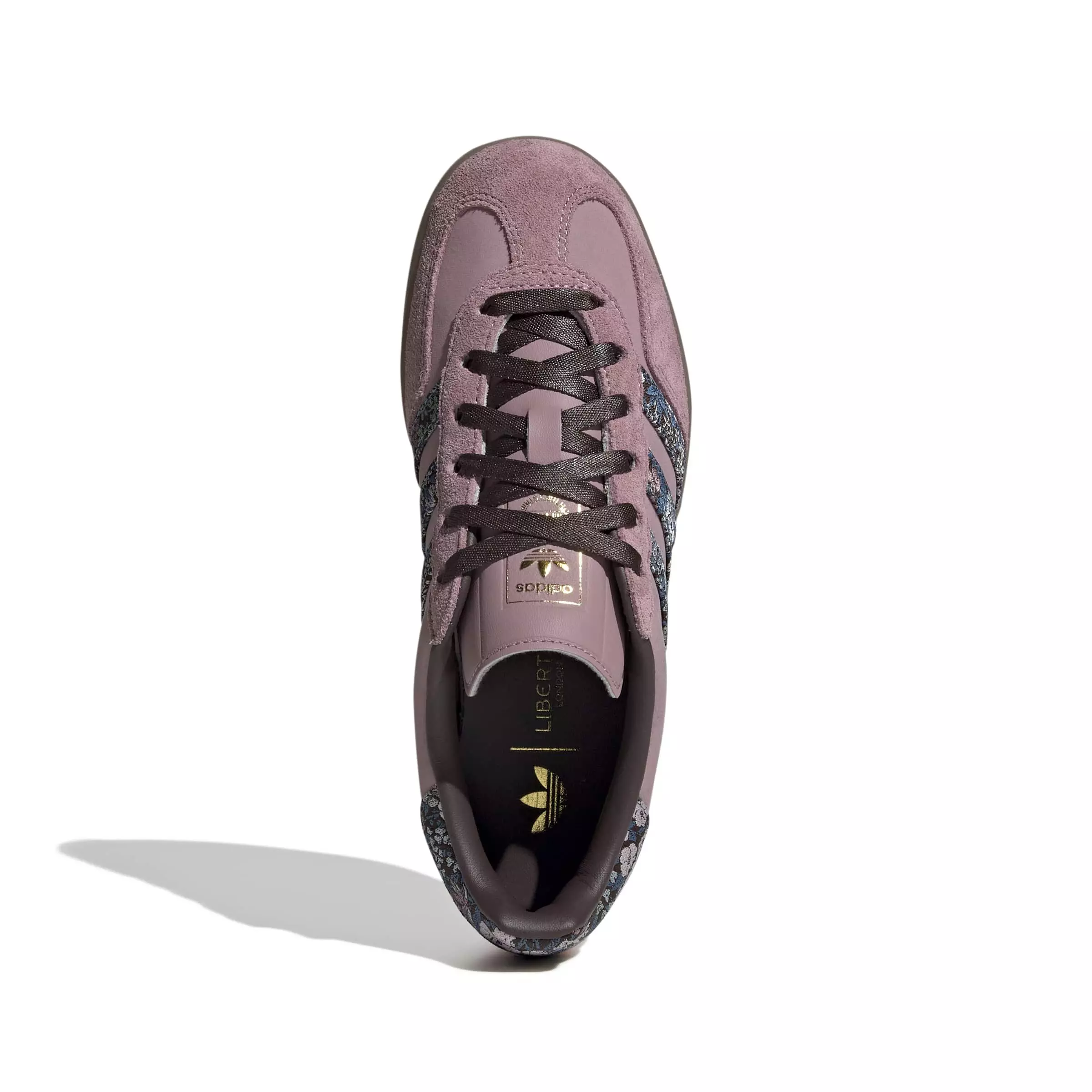 adidas Originals Gazelle Indoor x Liberty London "Magic Mauve/Aurora Coffee/Gum 5" Women's Shoe - MAUVE/COFFEE/GUM