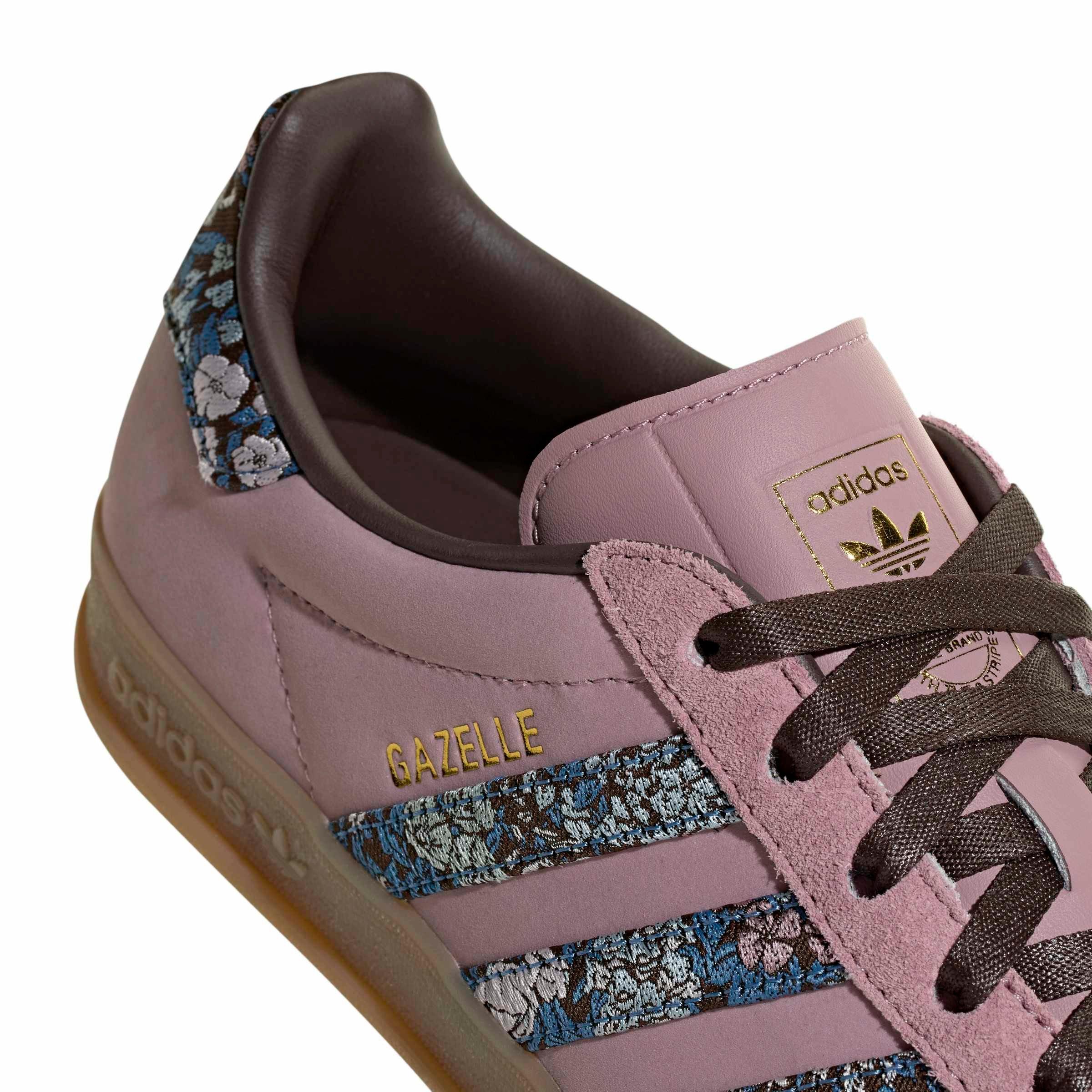 adidas Originals Gazelle Indoor x Liberty London "Magic Mauve" Women's Shoe - MAGIC MAUVE/AURORA COFFEE/GUM