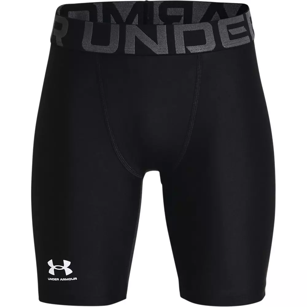 Under Armour Boys' HeatGear® Armour Shorts - BLACK/WHITE