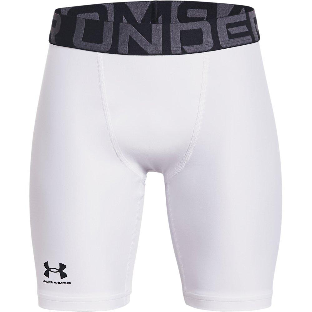 Under Armour Boys' HeatGear&reg; Armour Shorts - WHITE/BLACK Thumbnail View 1