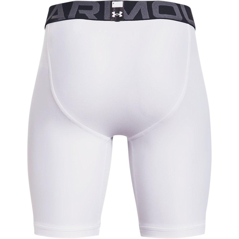 Under Armour Boys' HeatGear&reg; Armour Shorts - WHITE/BLACK Thumbnail View 2