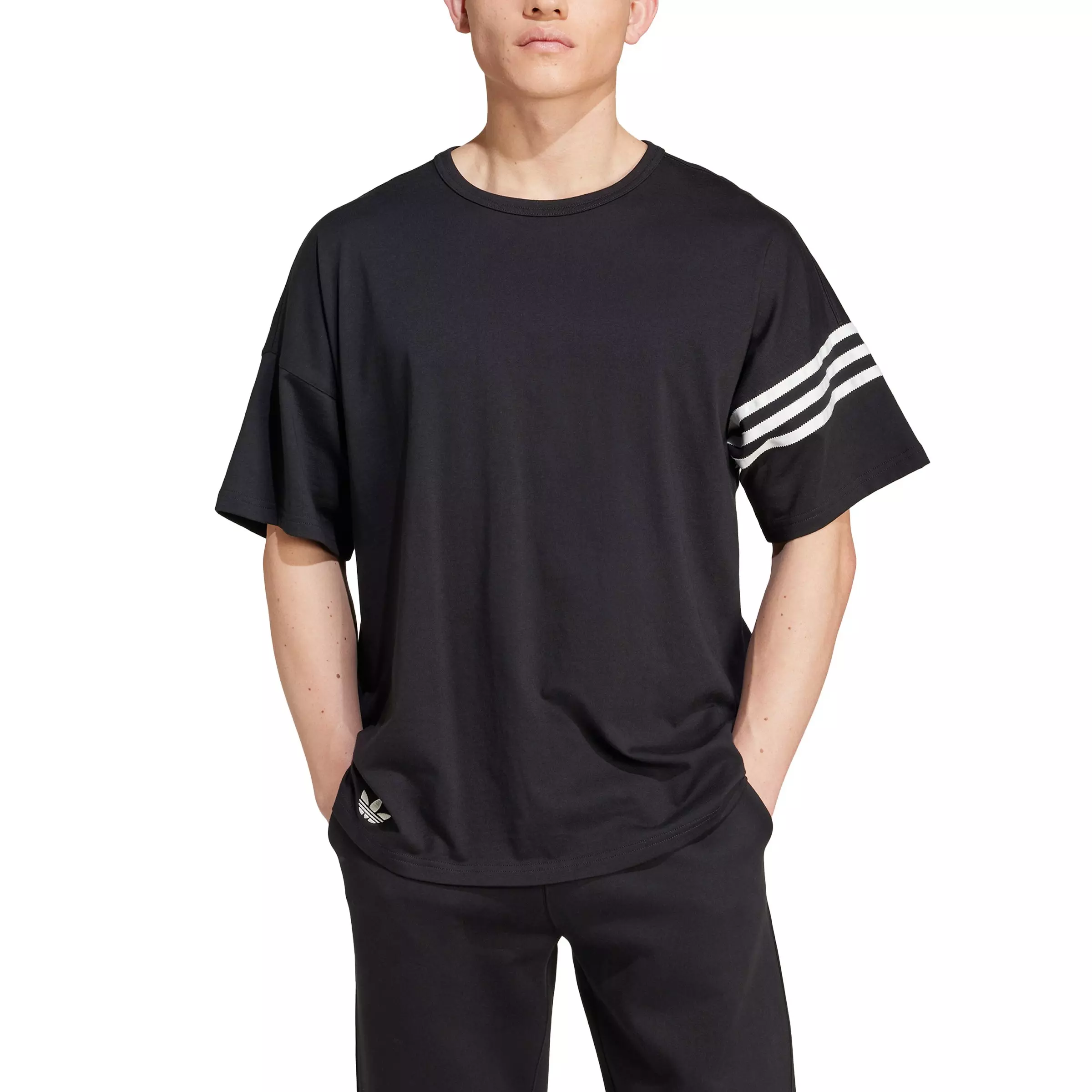 adidas Originals Men's Neuclassics T-Shirt - Black - BLACK