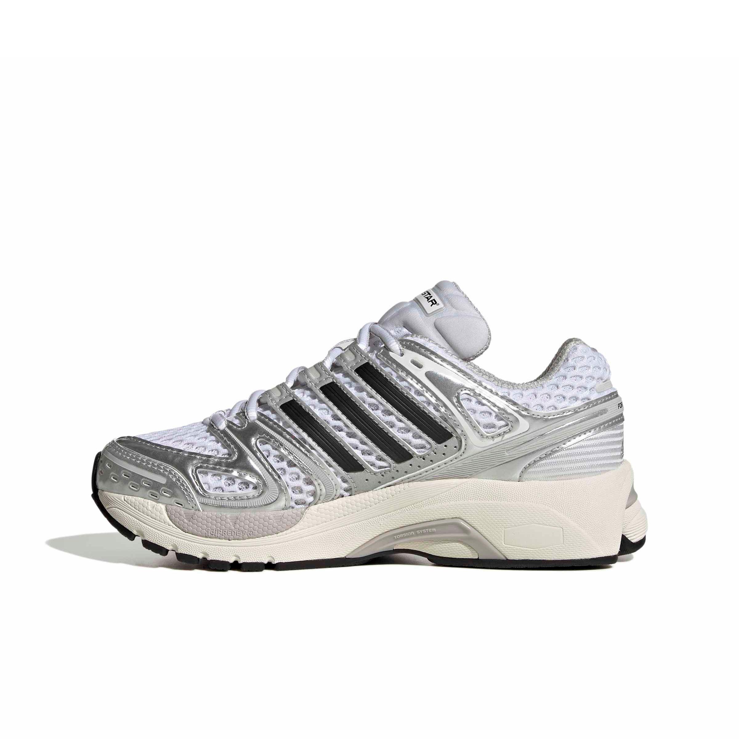 adidas Originals Adistar Control 5 Grade School Boys' "Ftwr White/Silver Metallic/Grey One" Shoe
