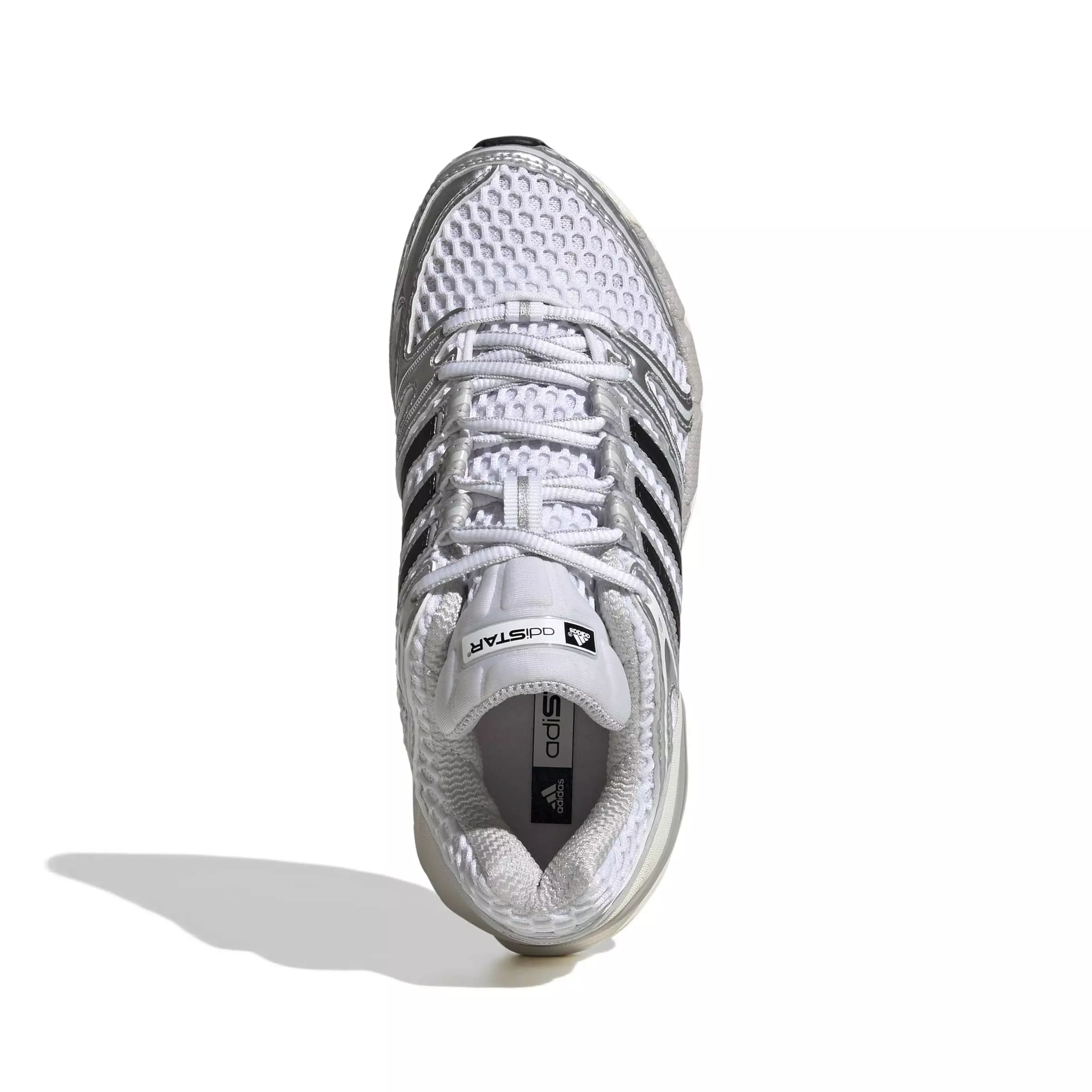 adidas Originals Adistar Control 5 "Ftwr White/Silver Metallic/Grey One" Grade School Boys' Shoe - WHITE/SILVER/GREY