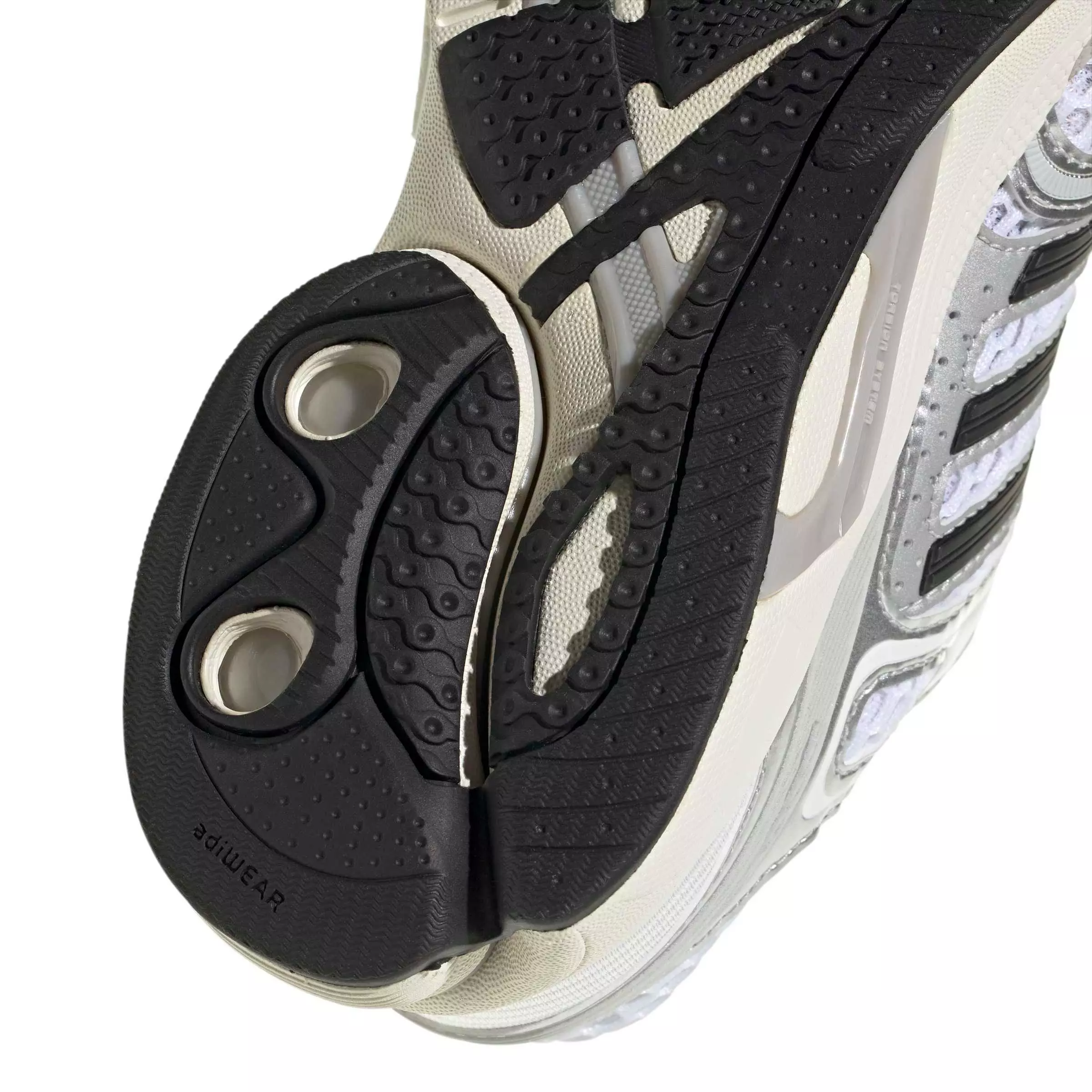 adidas Originals Adistar Control 5 "Ftwr White/Silver Metallic/Grey One" Grade School Boys' Shoe - WHITE/SILVER/GREY