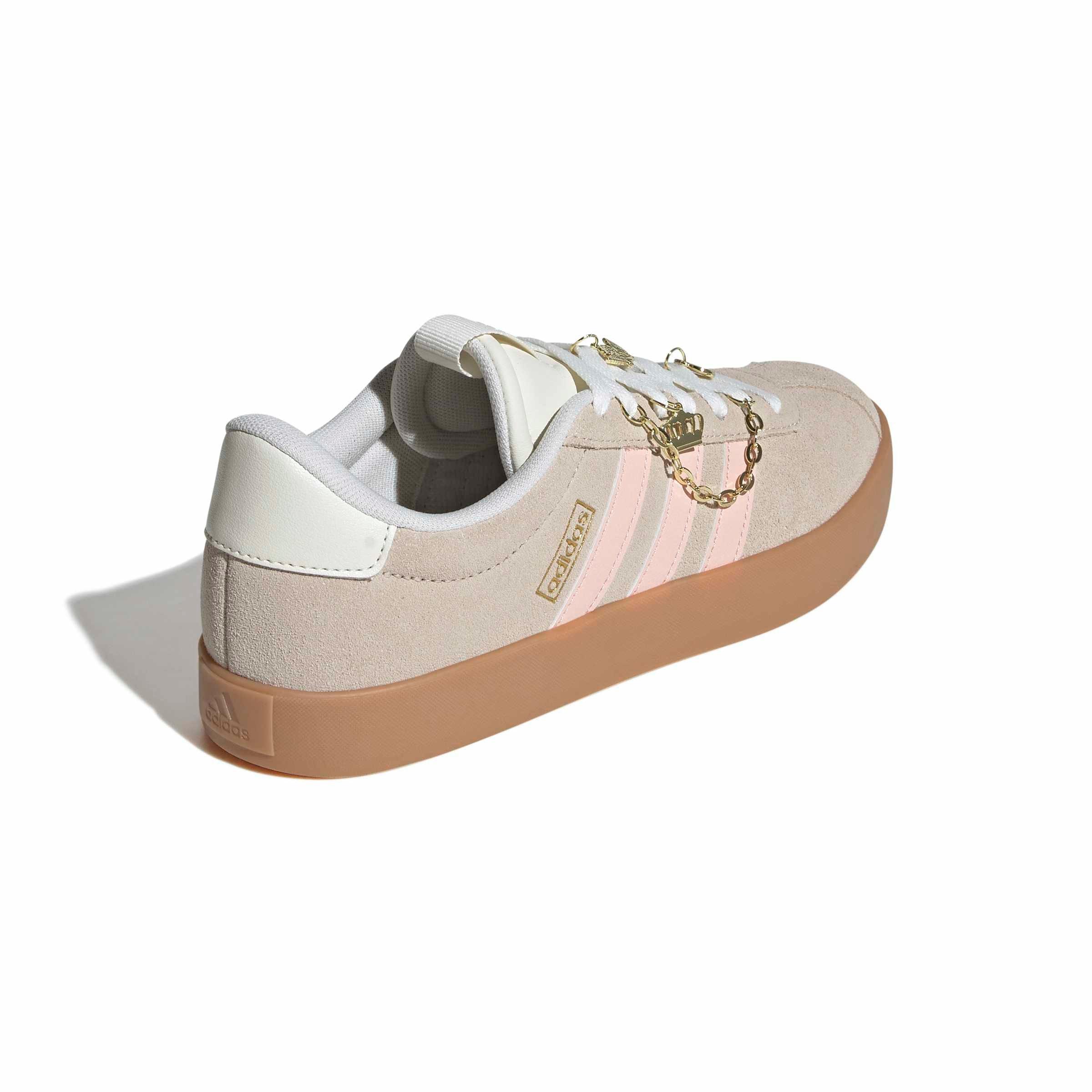adidas VL Court 3.0 "Crystal Linen/Blush Pink/Off White" Women's Shoe - LINEN/PINK/OFF WHITE