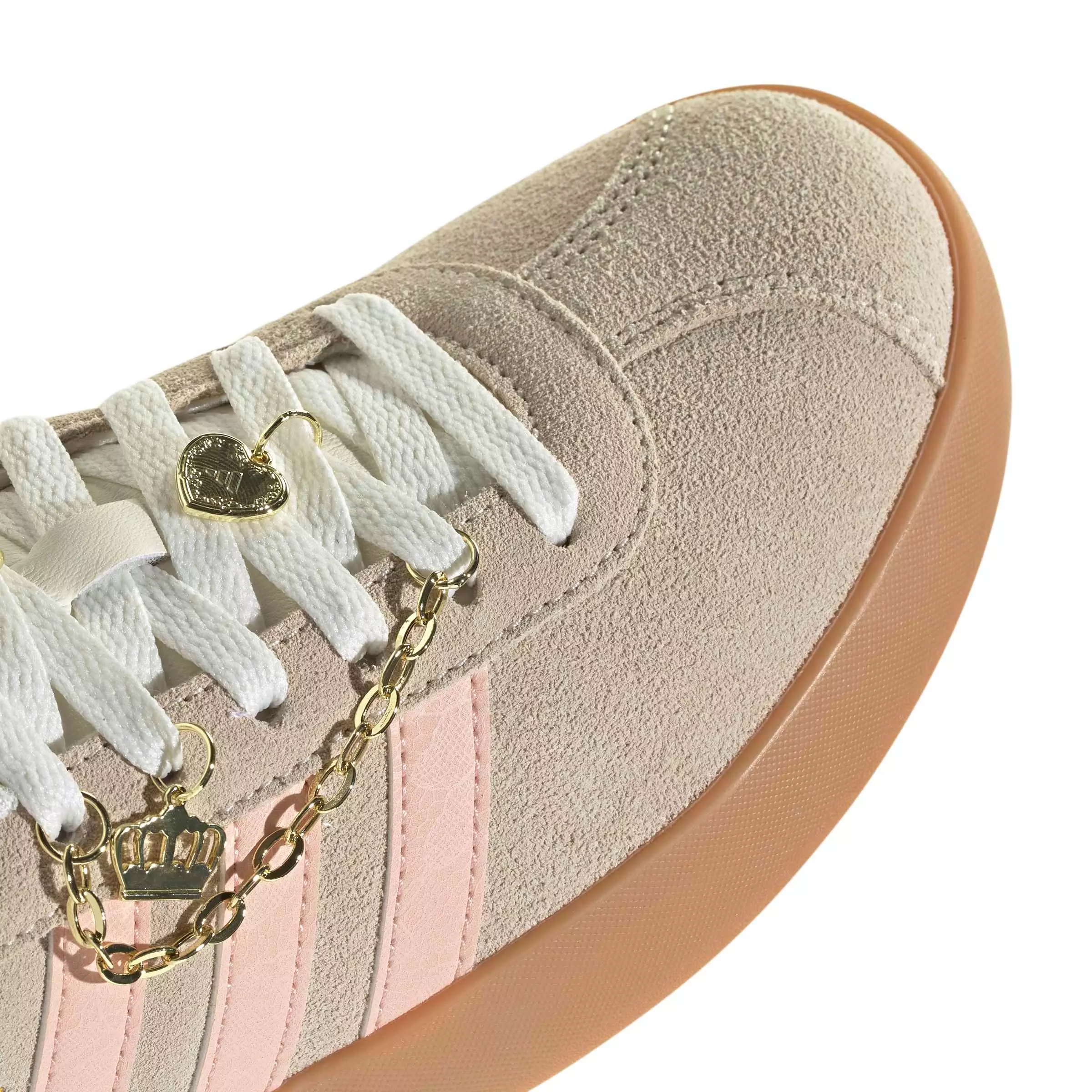 adidas VL Court 3.0 "Crystal Linen/Blush Pink/Off White" Women's Shoe - LINEN/PINK/OFF WHITE