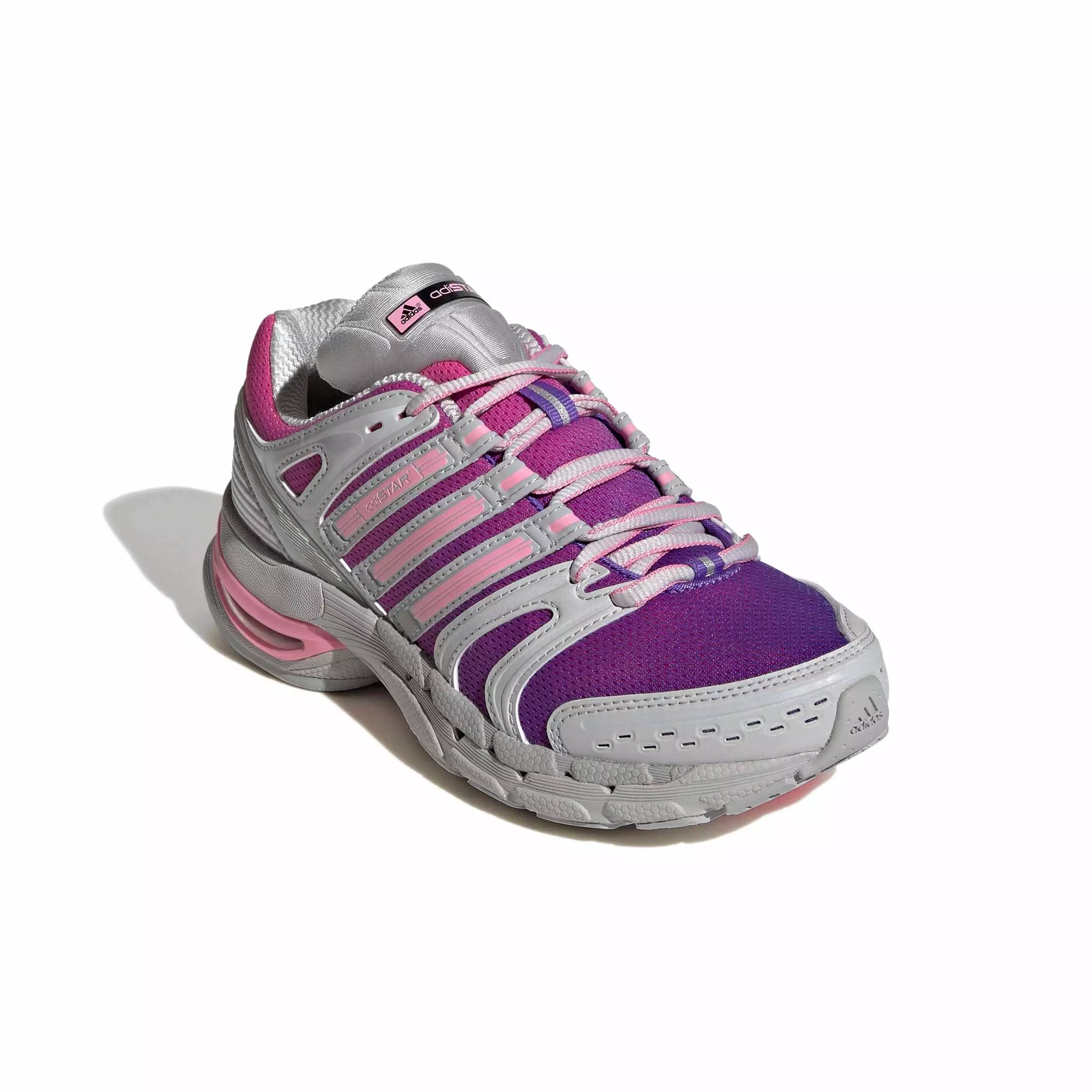 adidas Originals Adistar Control 5 "Purple Rush/Bliss Pink/Grey Two" Grade School Kids' Shoe - PURPLE/PINK/GREY
