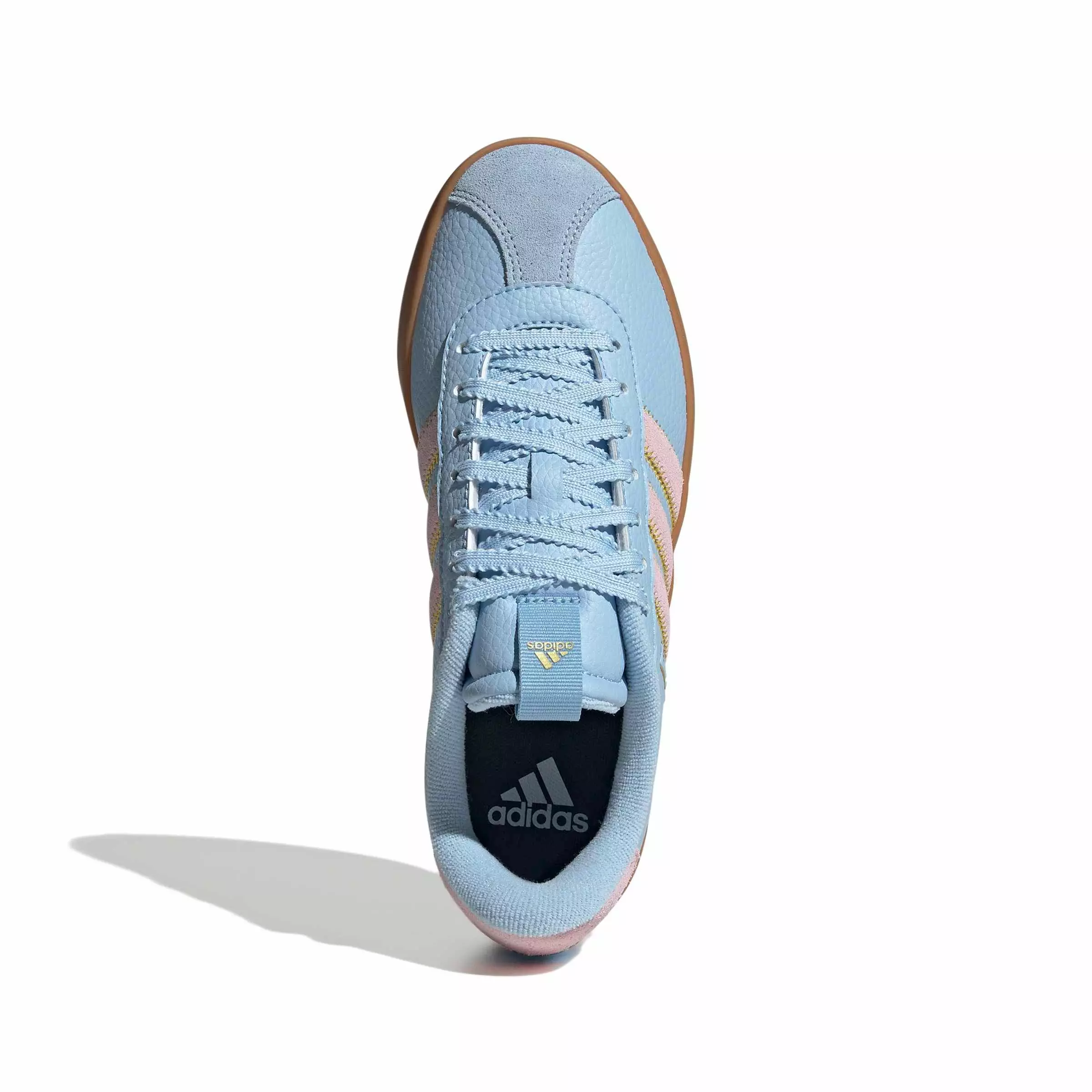 adidas VL Court 3.0 "Clear Sky/Clear Pink/Gold Metallic" Women's Shoe - SKY/PINK/GOLD