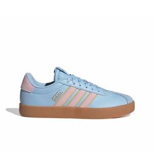 adidas VL Court 3.0 "Clear Sky/Clear Pink/Gold Metallic" Women's Shoe - SKY/PINK/GOLD