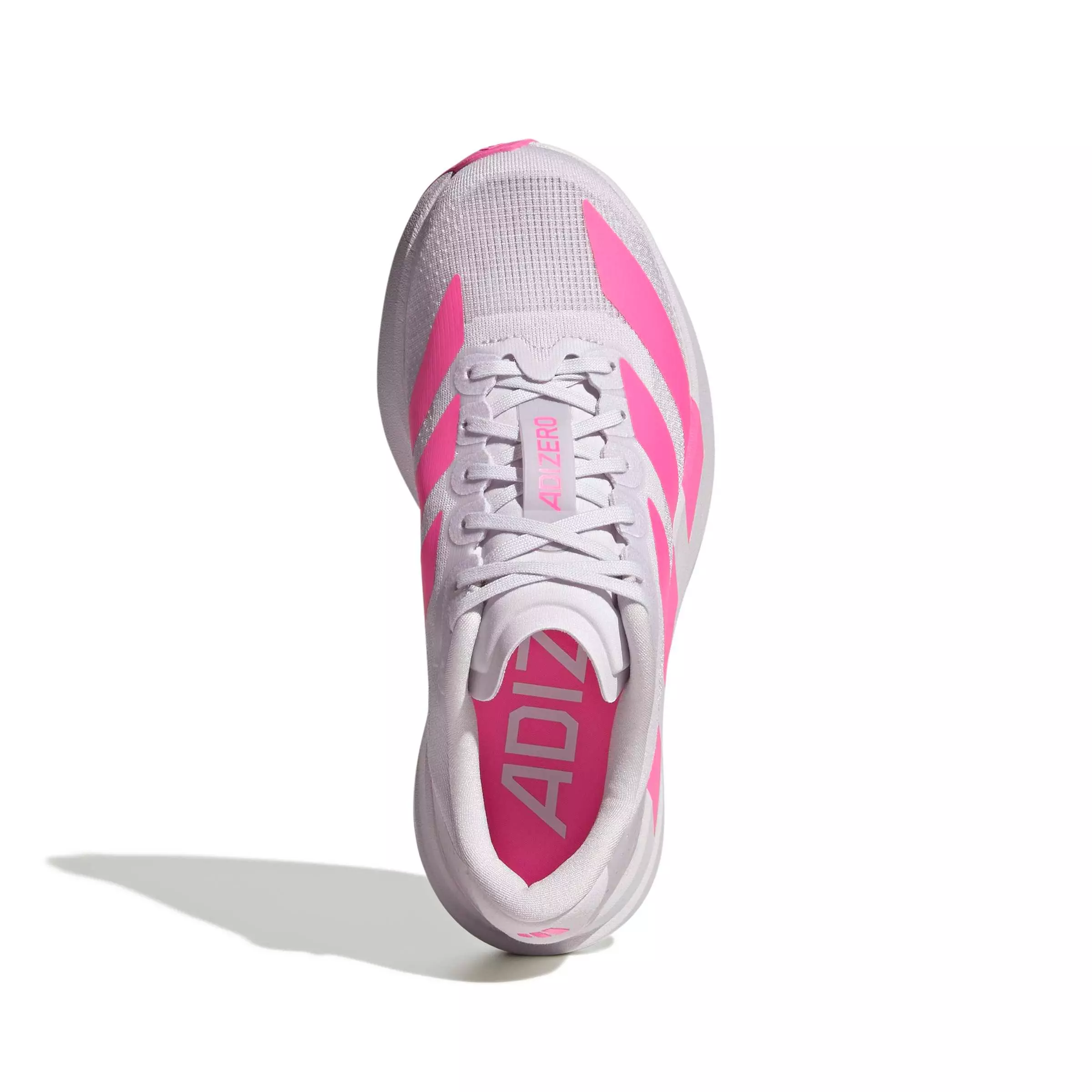adidas Adizero EVO SL "Dash Grey/Lucid Pink/Core Black" Grade School Kids' Running Shoe - GREY/PINK/BLACK