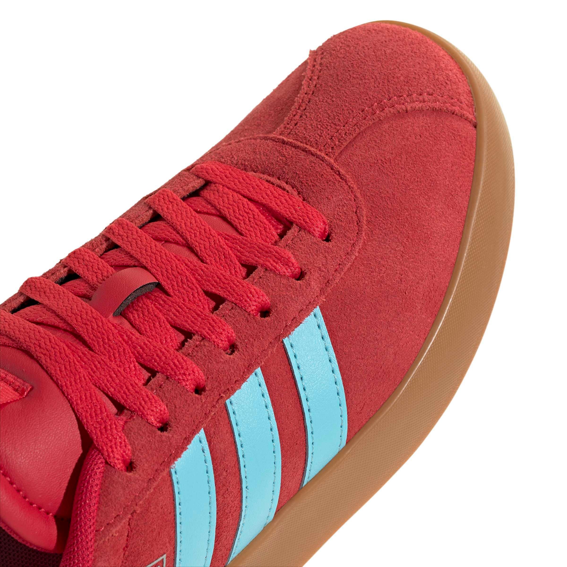 adidas VL Court 3.0 "Pure Ruby/Bliss Blue/Tech Grey Metallic" Women's Shoe - RUBY/BLUE/GREY