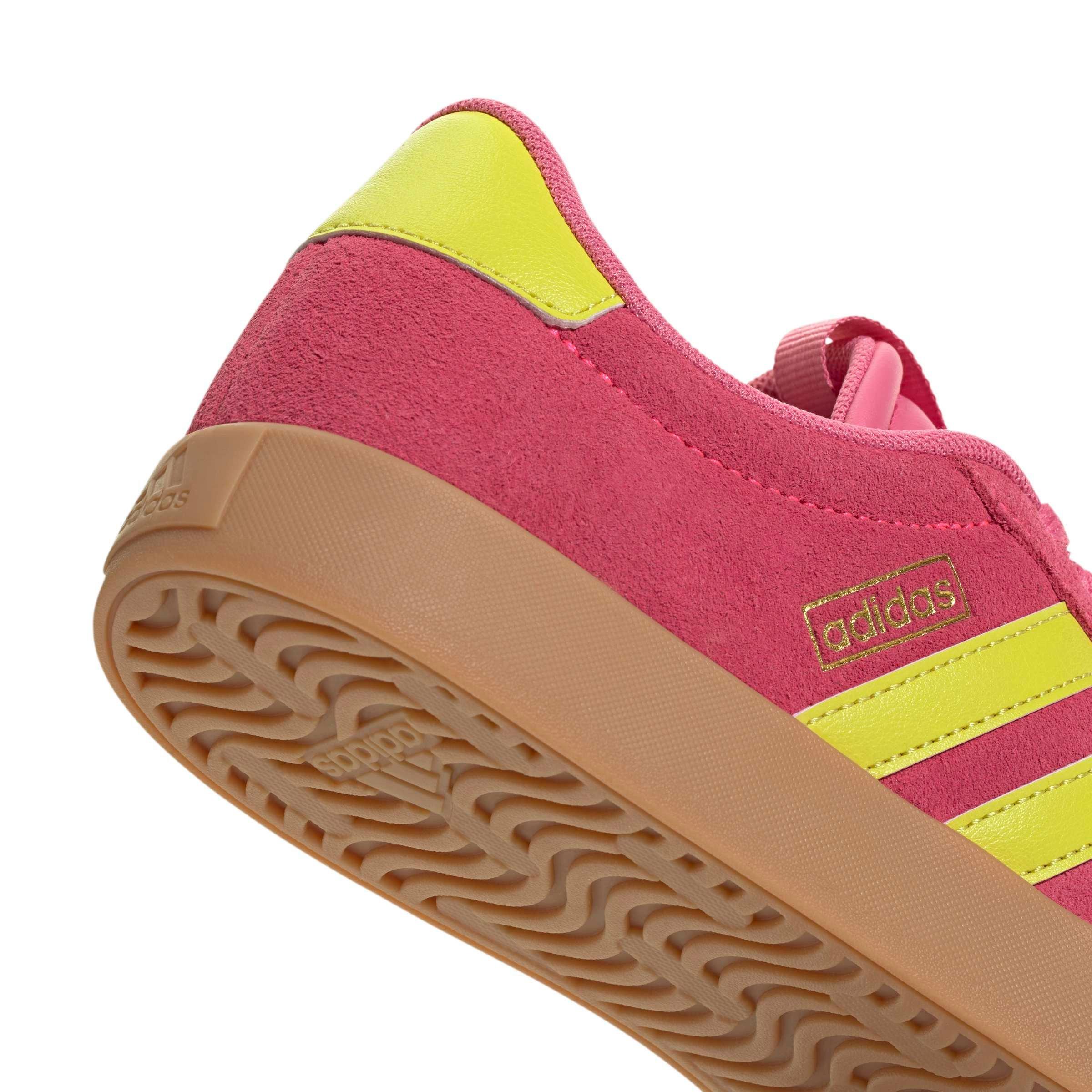 adidas VL Court 3.0 "Lucid Pink/Pure Lemon/Gold Metallic" Women's Shoe - PINK/LEMON/GOLD