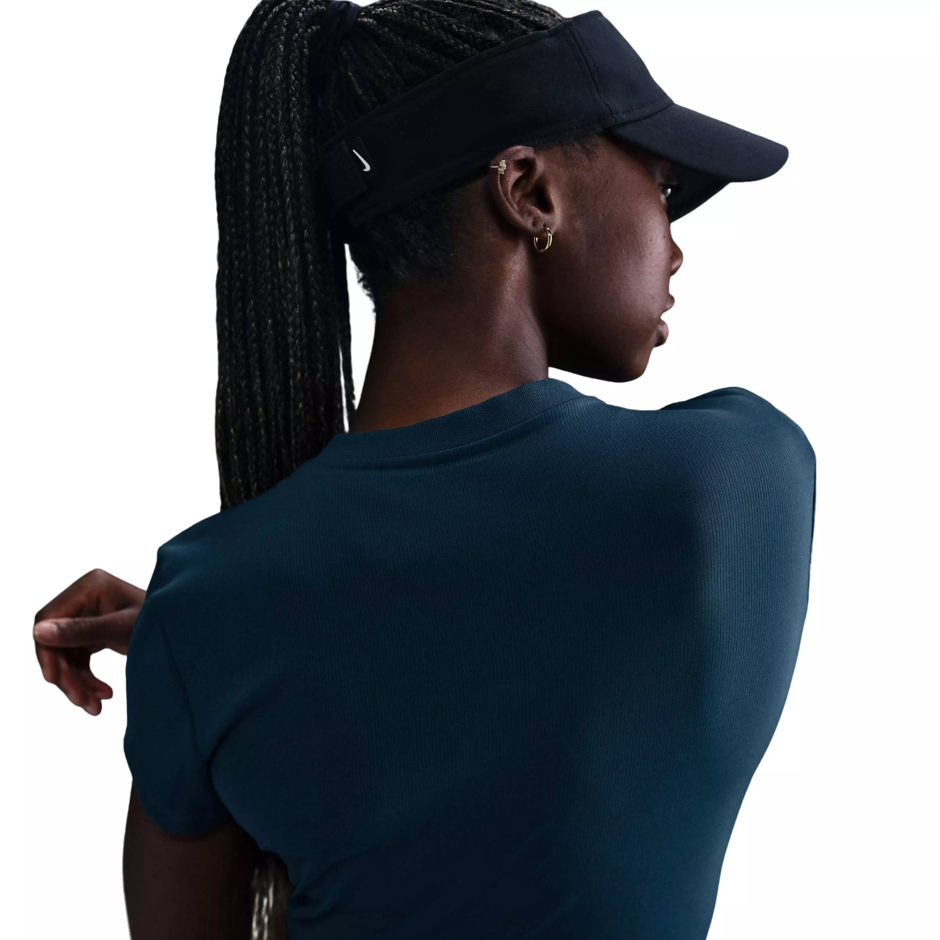 NikeCourt Women's Advantage Dri-FIT Short-Sleeve Tennis Top-Blue - BLUE