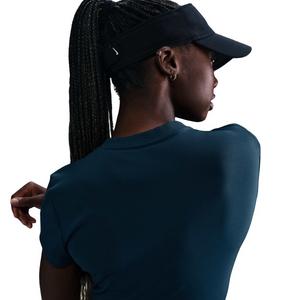 NikeCourt Women's Advantage Dri-FIT Short-Sleeve Tennis Top-Blue