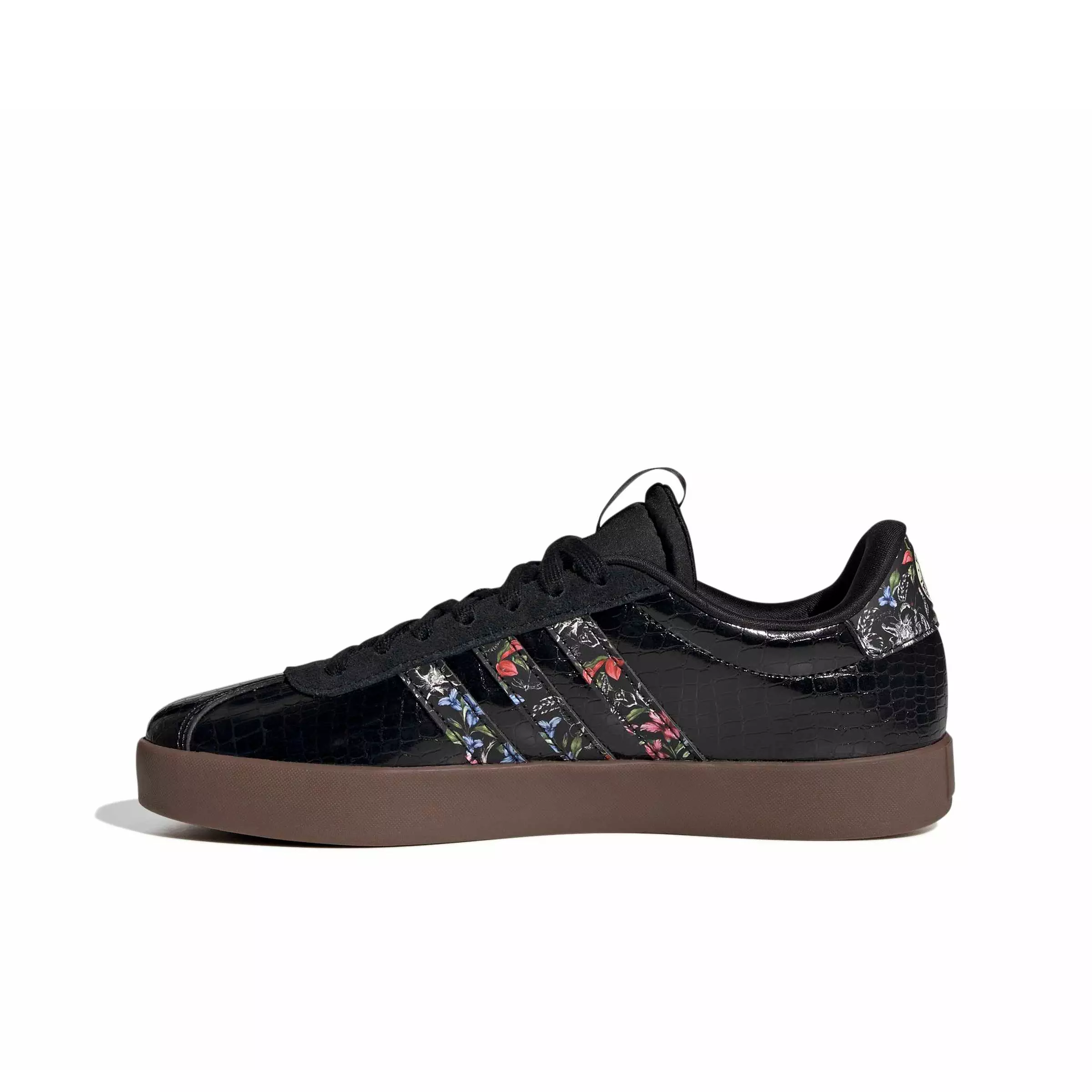 adidas VL Court 3.0 "Core Black/Core Black/Gum 5" Women's Shoe - BLACK/BLACK/GUM