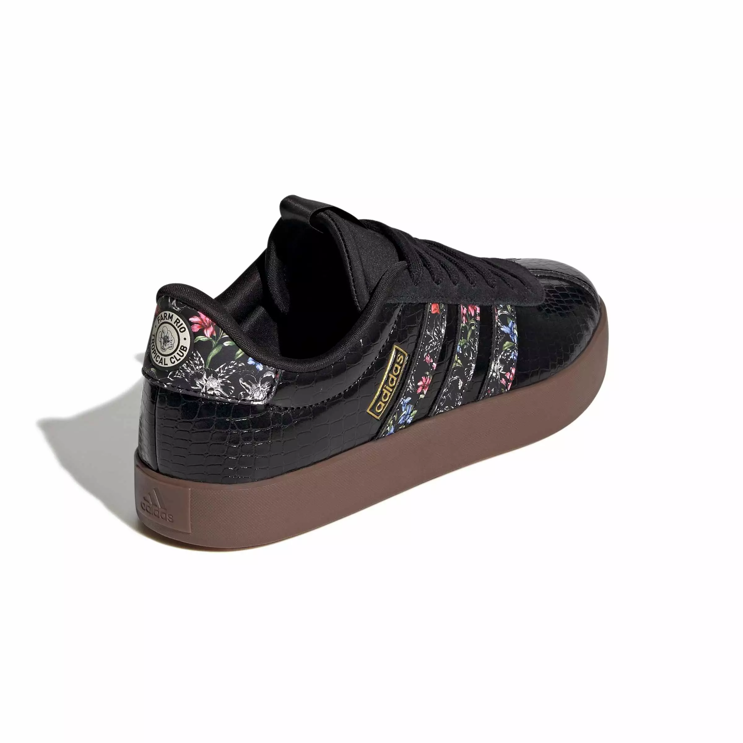 adidas VL Court 3.0 "Core Black/Core Black/Gum 5" Women's Shoe - BLACK/BLACK/GUM
