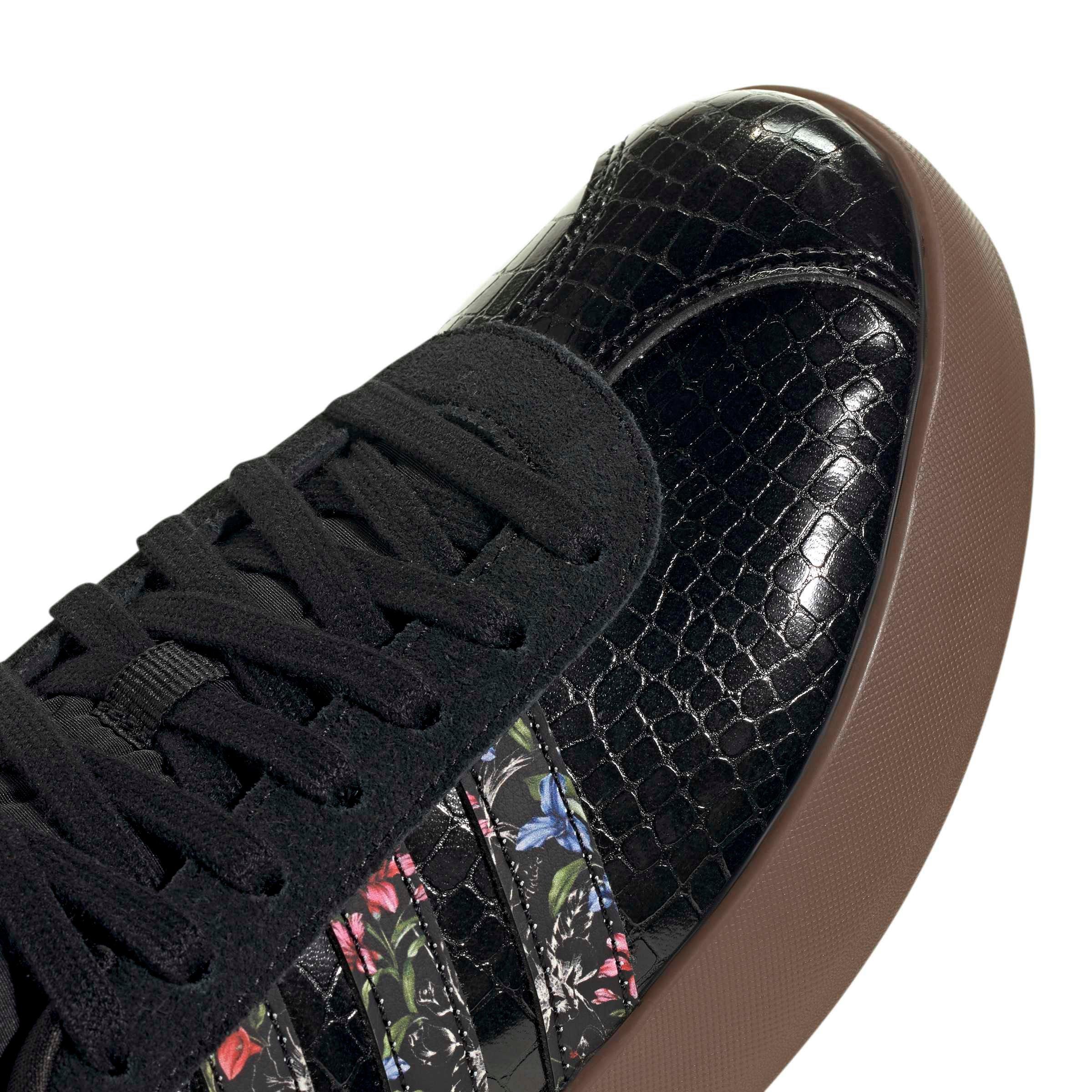 adidas VL Court 3.0 "Core Black/Core Black/Gum 5" Women's Shoe - BLACK/BLACK/GUM