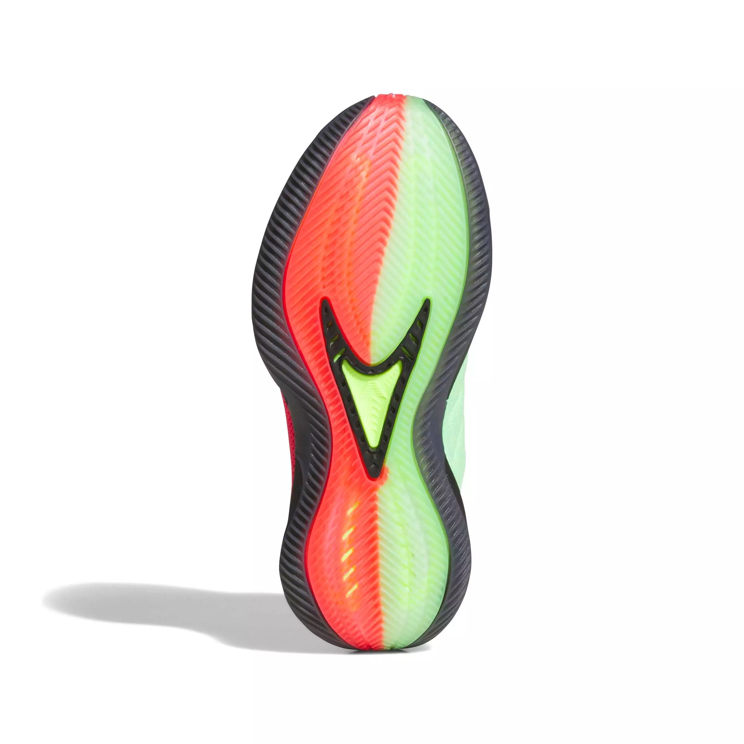 adidas Anthony Edwards 2 "Core Black/Lucid Red/Lucid Lemon" Grade School Boys' Basketball Shoe - BLACK/RED/LEMON