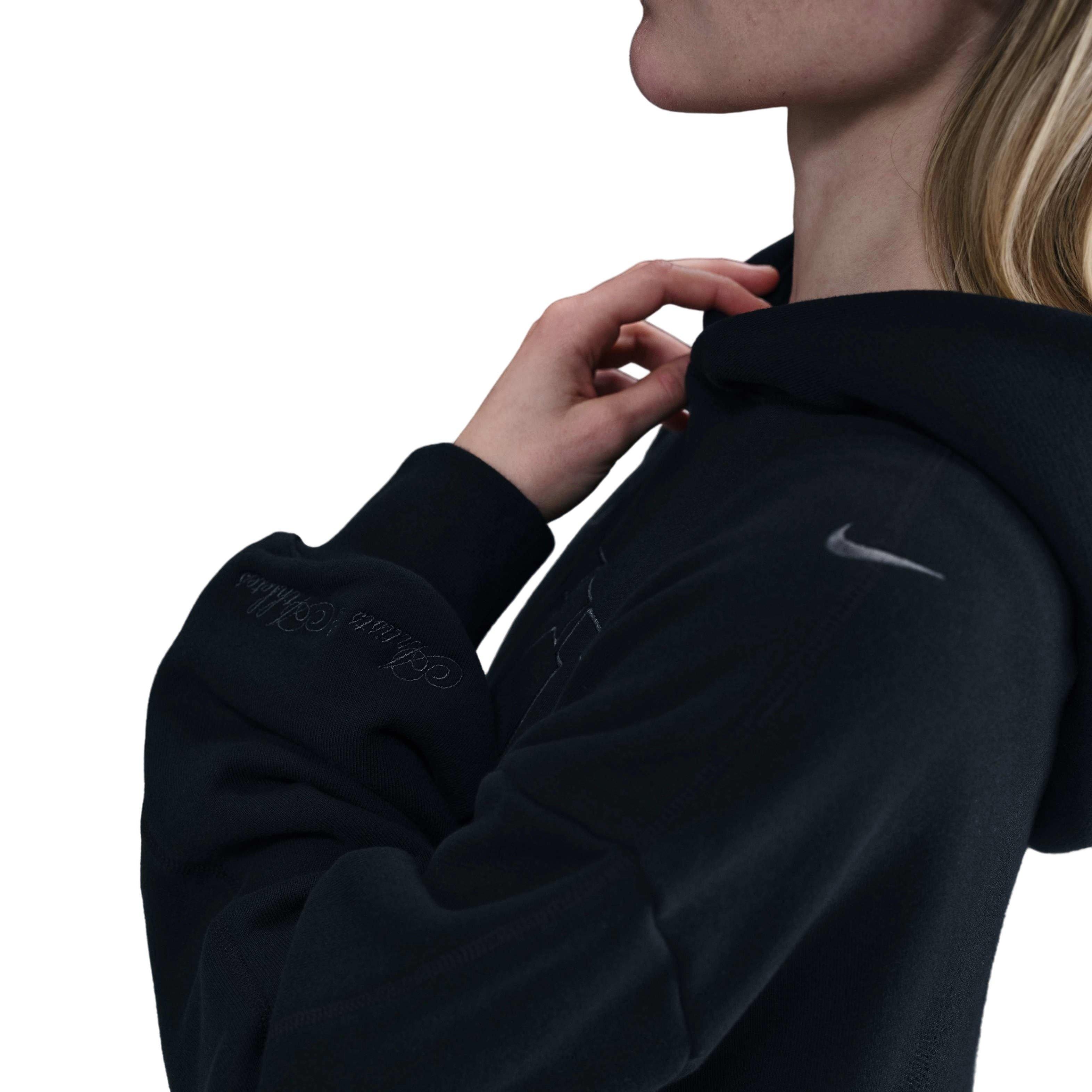 Nike Sportswear Over-Oversized French Terry Pullover Women's Black Hoodie