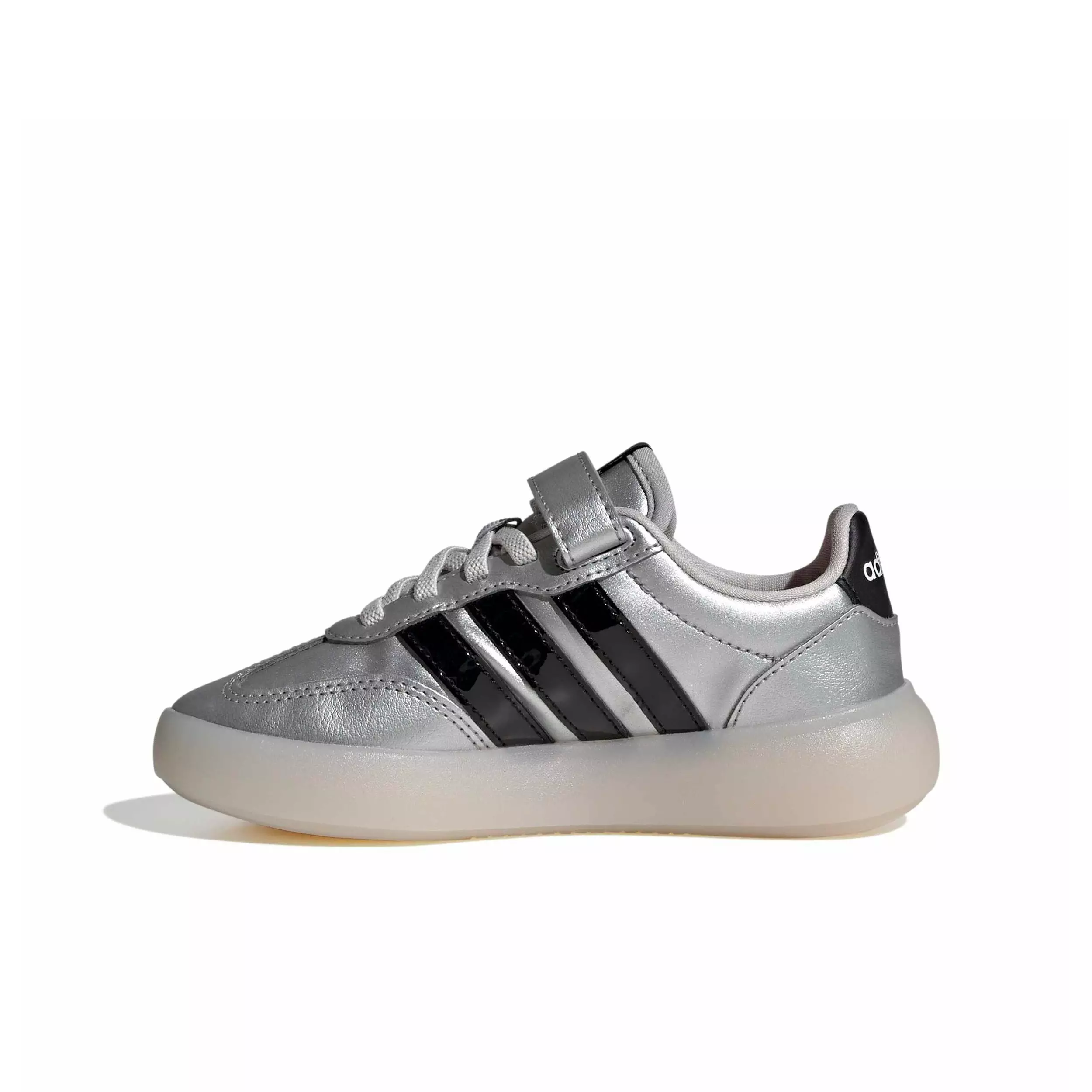 adidas Barreda Decode "Silver Metallic/Core Black/Chalk White" Preschool Boys' Shoe - SILVER/BLACK/CHALK