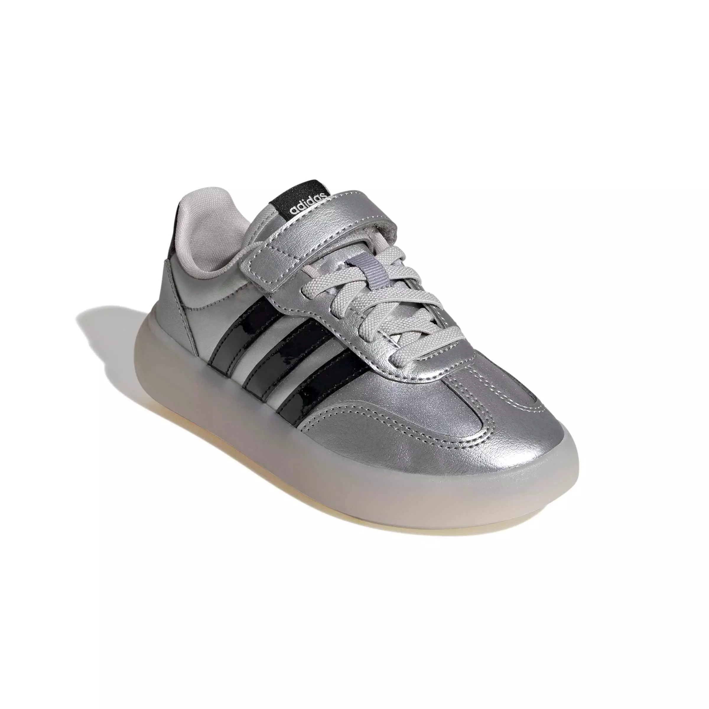 adidas Barreda Decode "Silver Metallic/Core Black/Chalk White" Preschool Boys' Shoe - SILVER/BLACK/CHALK