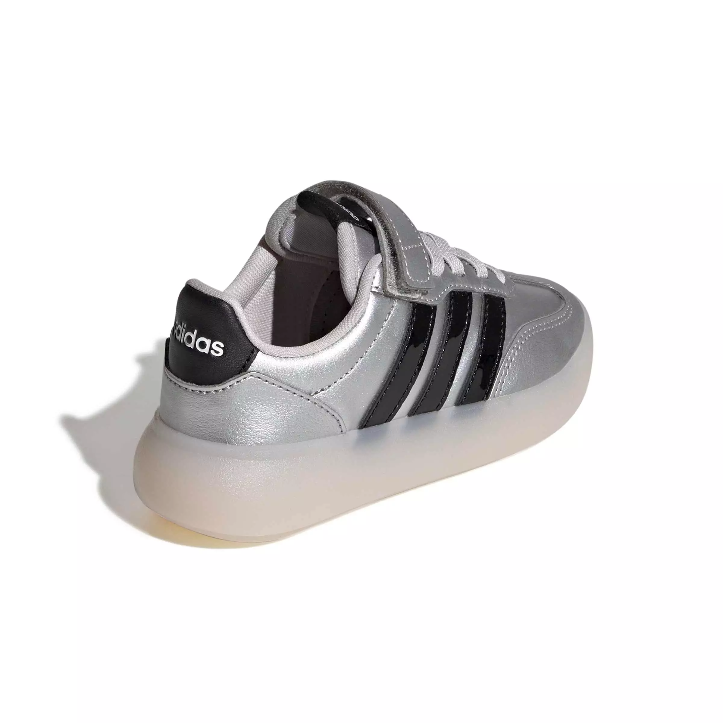 adidas Barreda Decode "Silver Metallic/Core Black/Chalk White" Preschool Boys' Shoe - SILVER/BLACK/CHALK