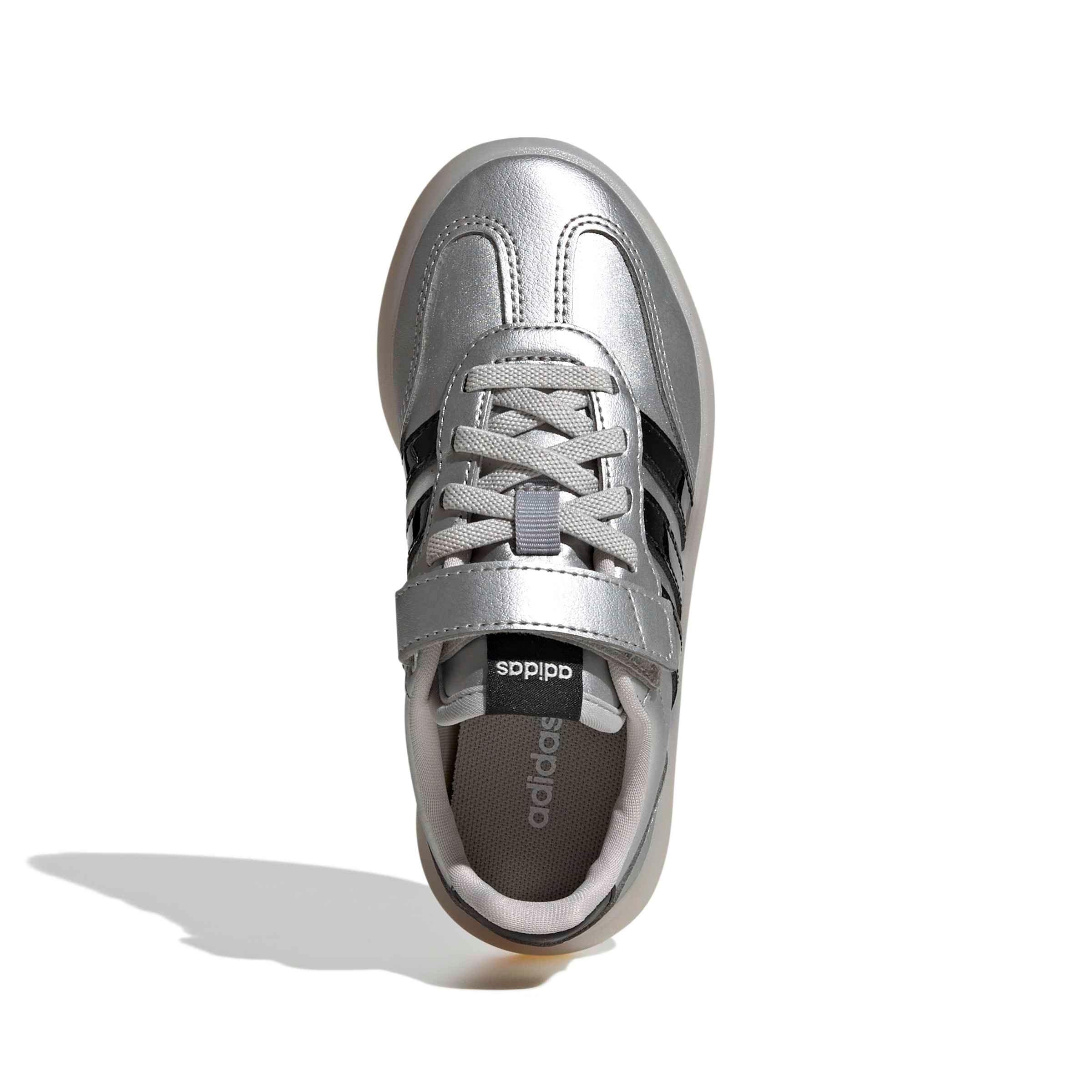 adidas Barreda Decode Preschool Boys' "Silver Metallic/Core Black/Chalk White" Shoe
