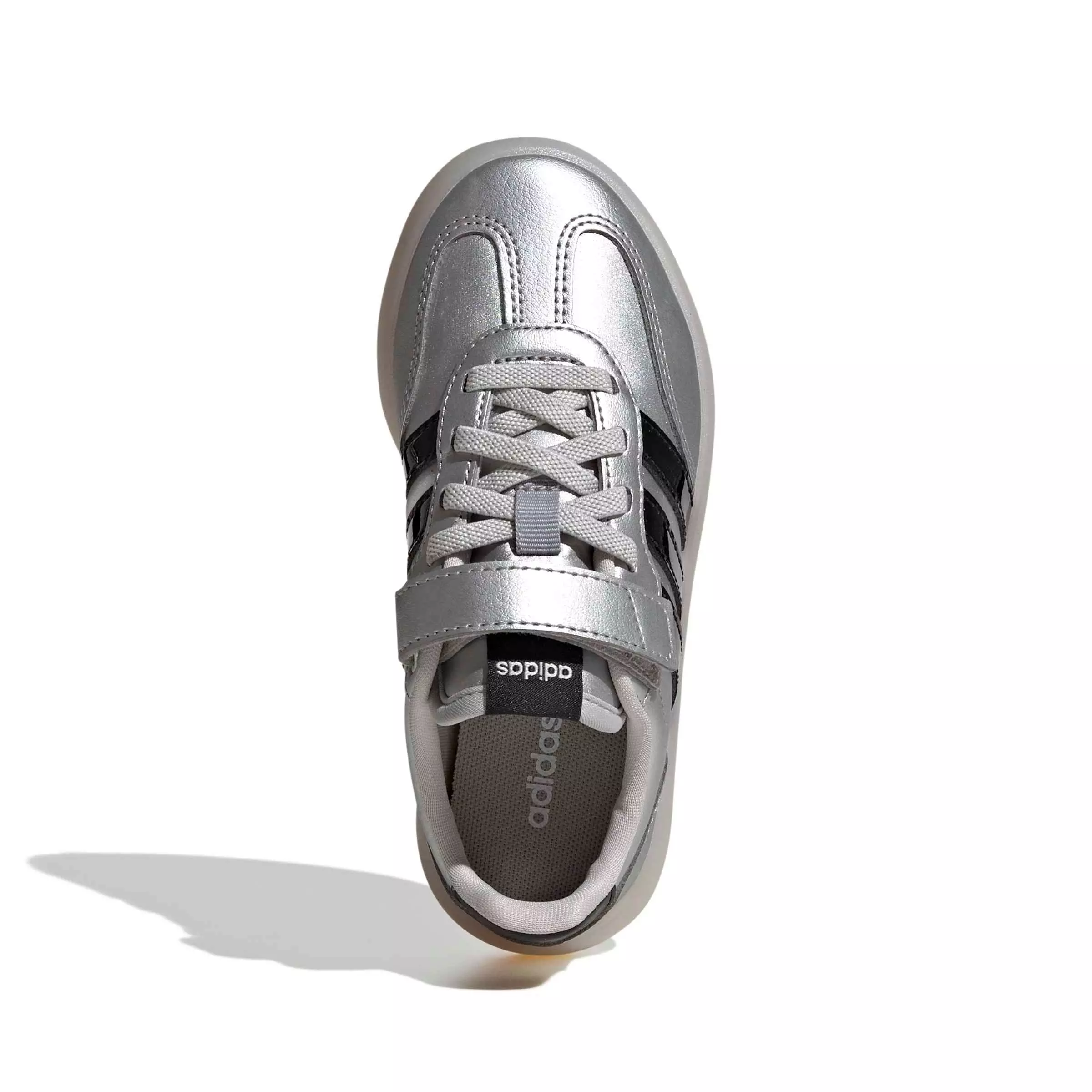 adidas Barreda Decode "Silver Metallic/Core Black/Chalk White" Preschool Boys' Shoe - SILVER/BLACK/CHALK