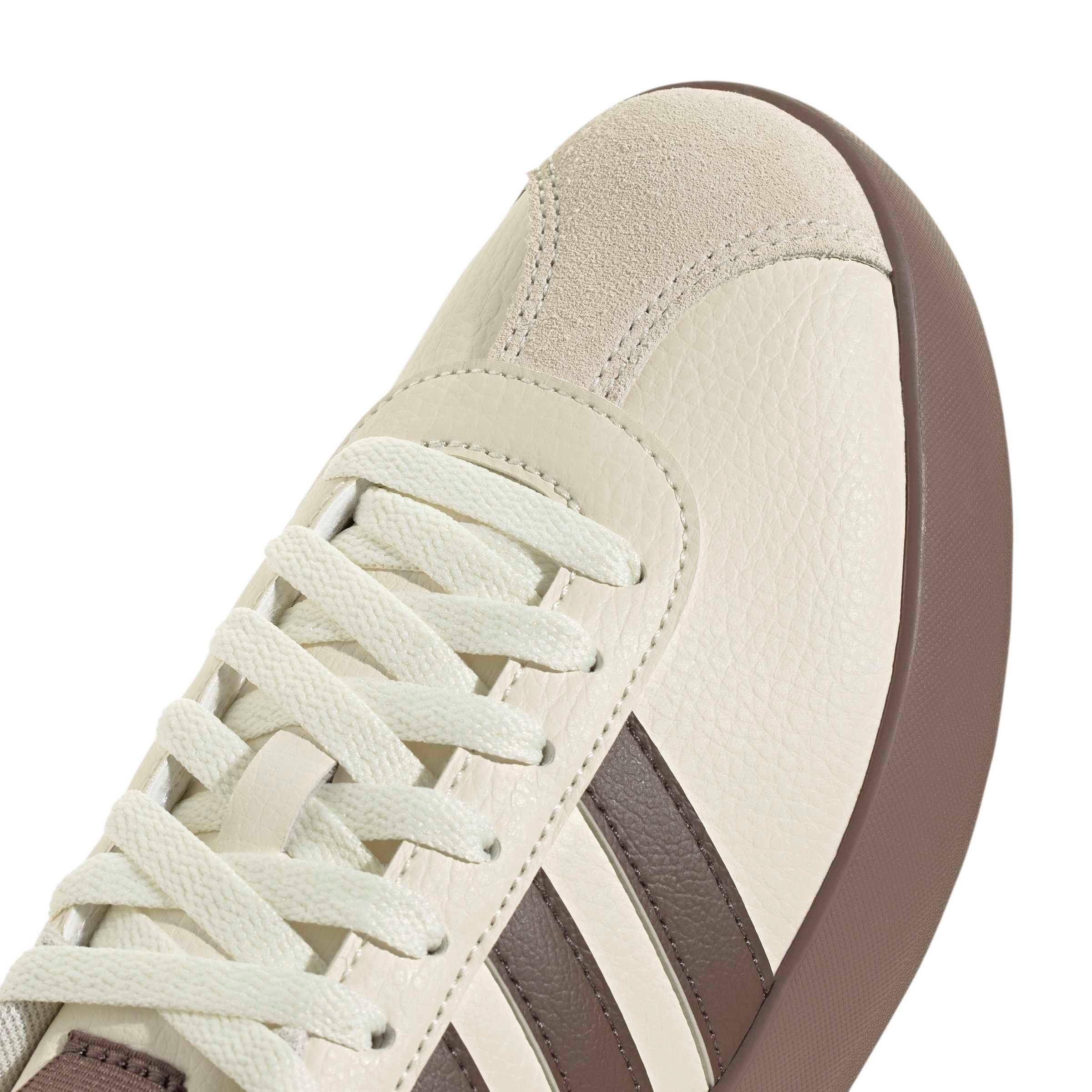 adidas VL Court 3.0 "Off White/Earth Strata/Gold Metallic" Women's Shoe - OFF WHITE/EARTH/GOLD