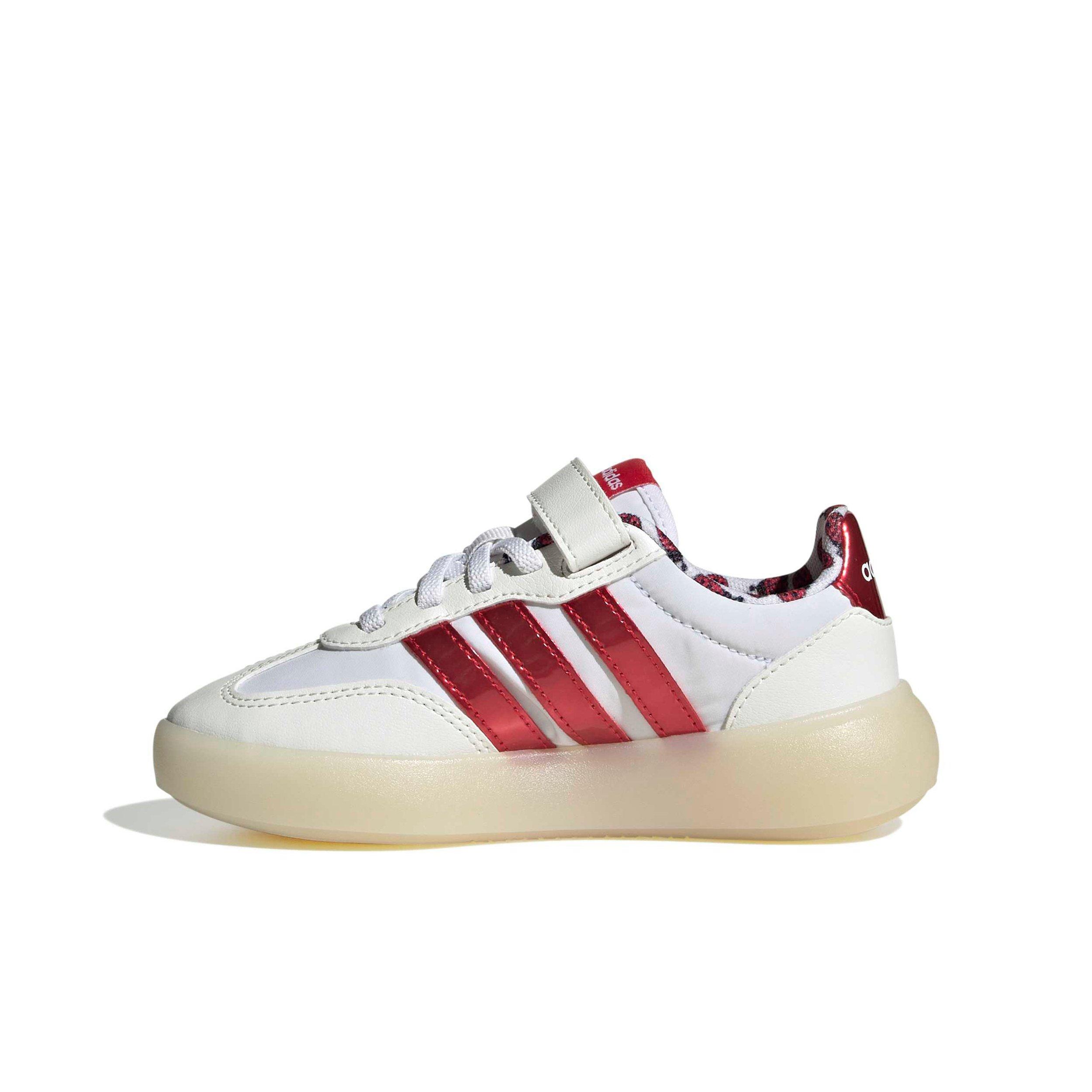 adidas Barreda Decode Preschool Girls' "Ftwr White/Pure Ruby/Off White" Shoe
