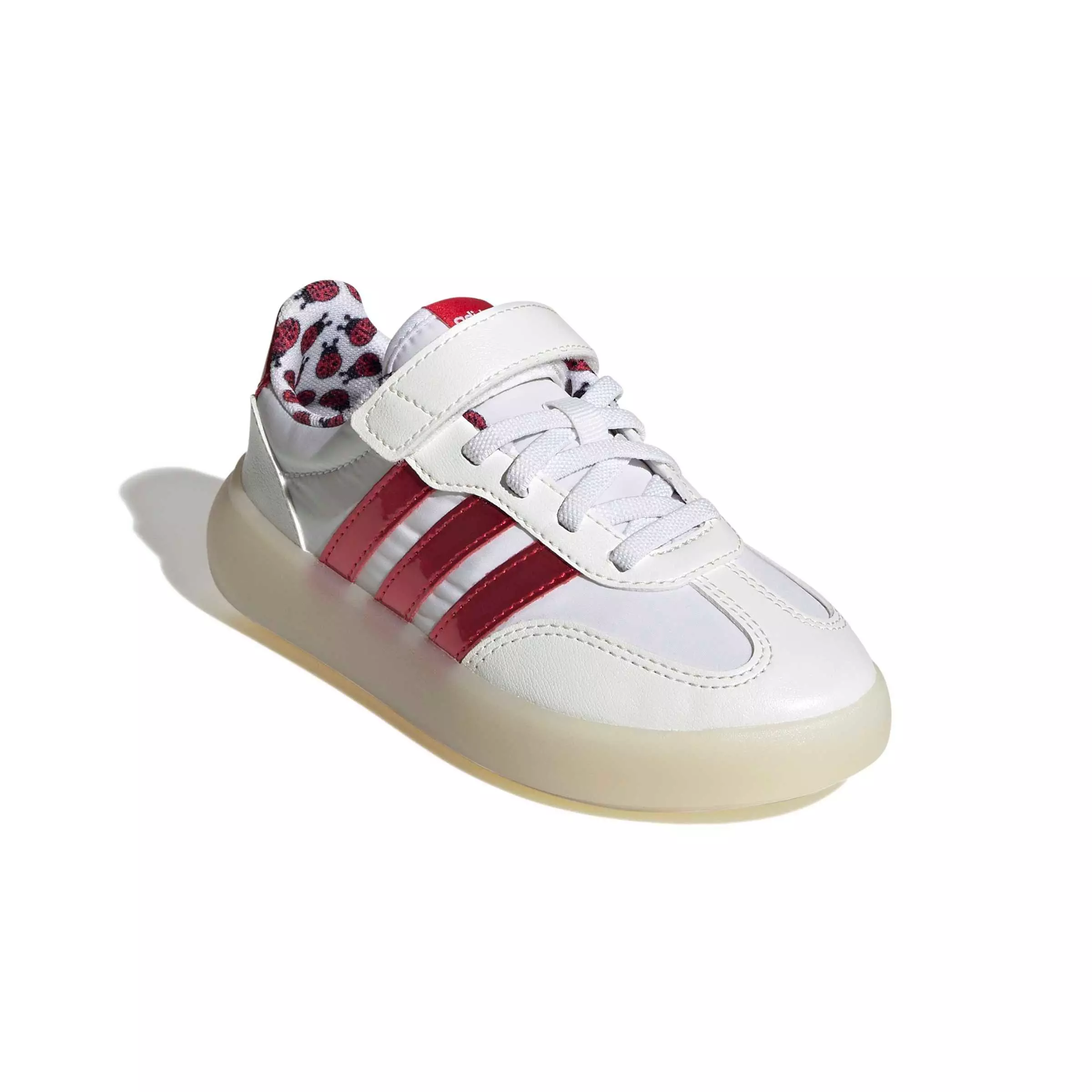 adidas Barreda Decode "Ftwr White/Pure Ruby/Off White" Preschool Girls' Shoe - WHITE/RUBY/OFF WHITE