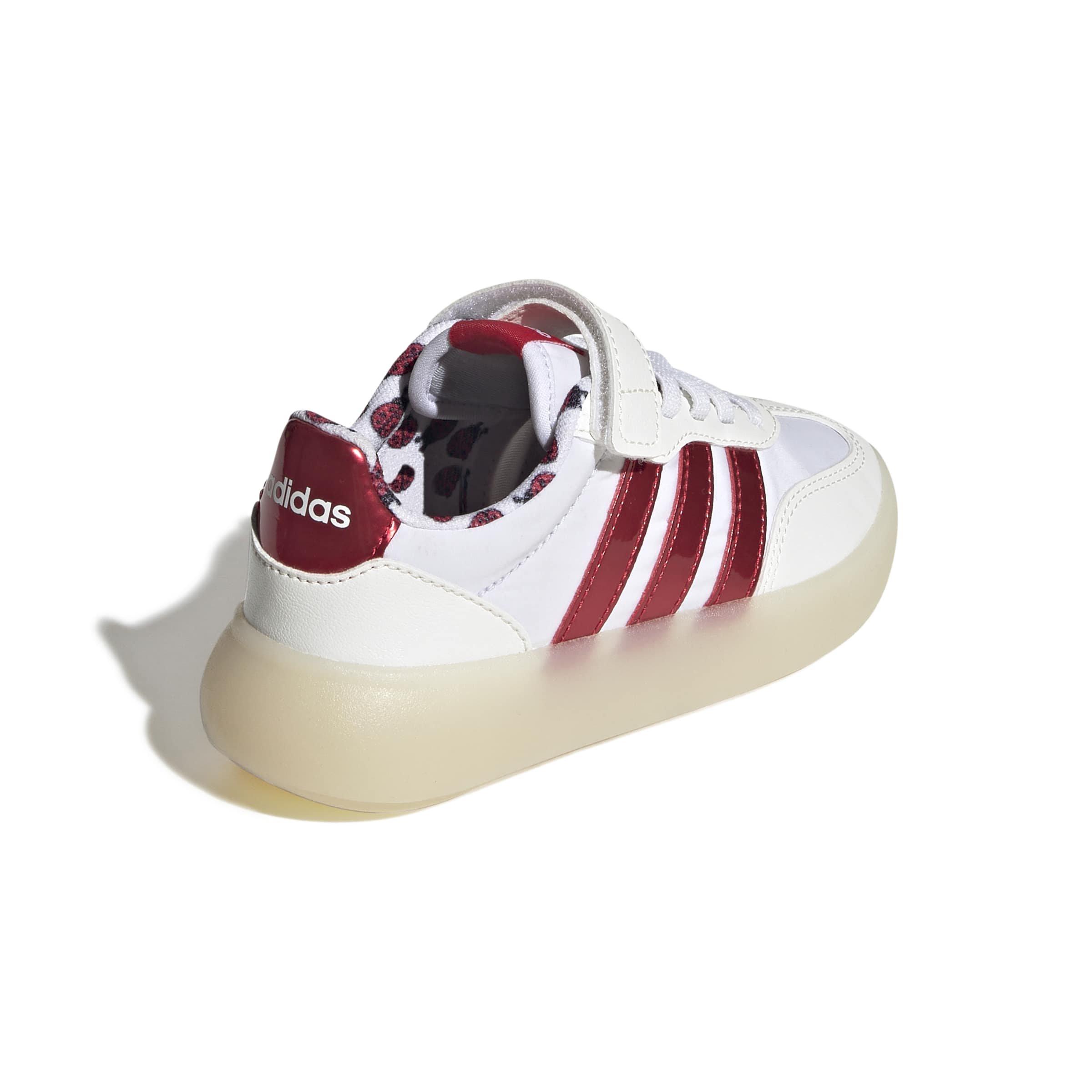 adidas Barreda Decode Preschool Girls' "Ftwr White/Pure Ruby/Off White" Shoe