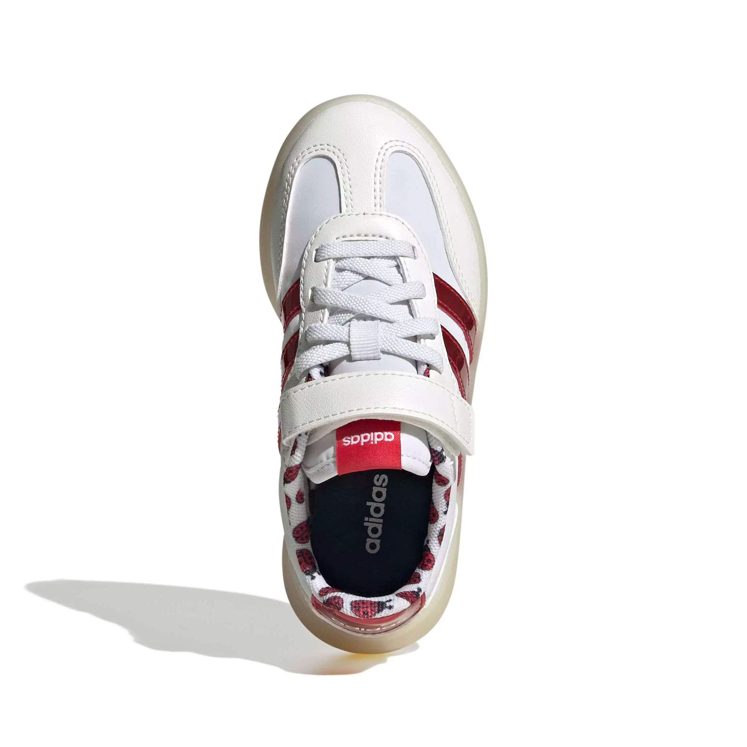 adidas Barreda Decode "Ftwr White/Pure Ruby/Off White" Preschool Girls' Shoe - WHITE/RUBY/OFF WHITE