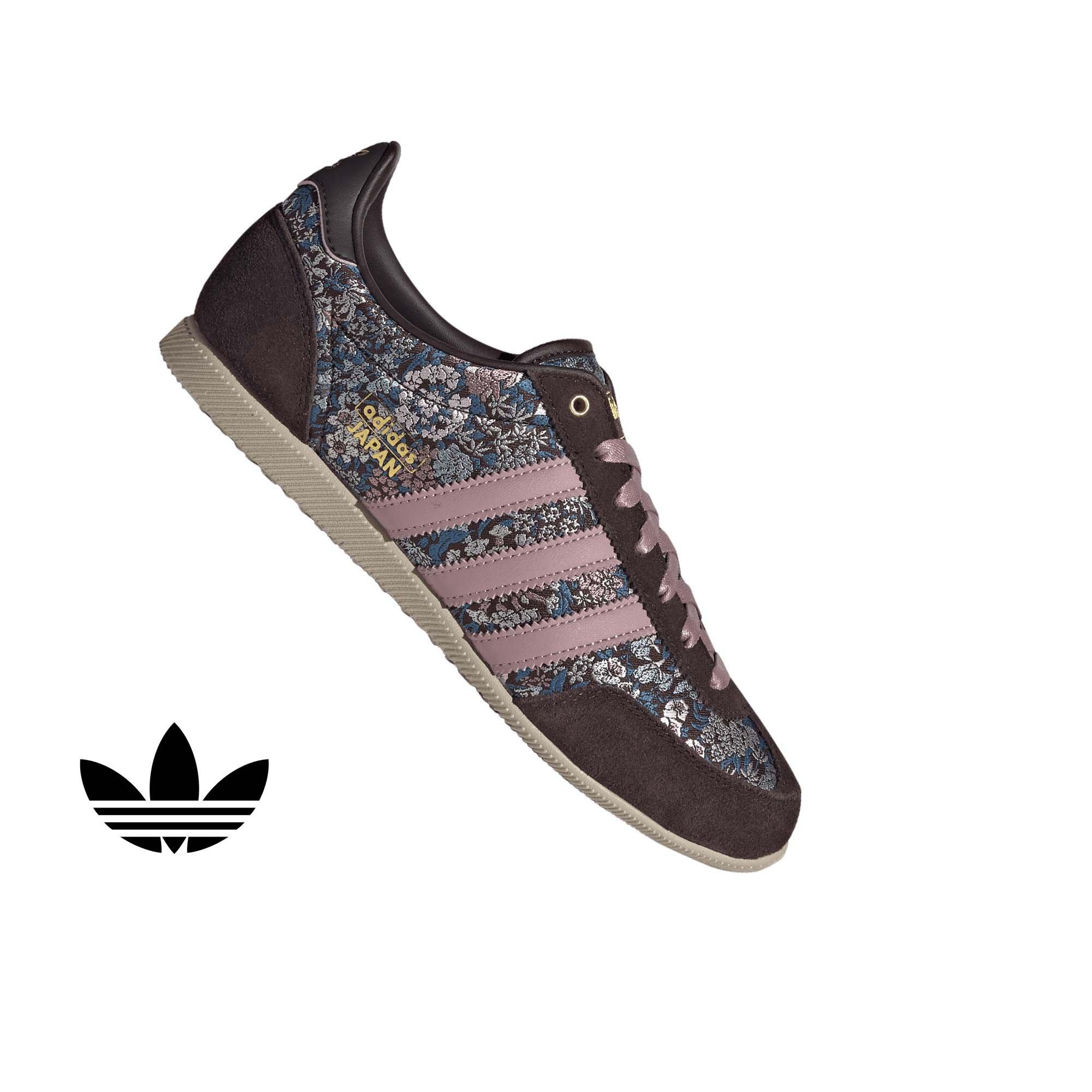 adidas Originals Japan x Liberty London "Aurora Coffee/Magic Mauve/Khaki Three" Women's Shoe - COFFEE/MAUVE/KHAKI