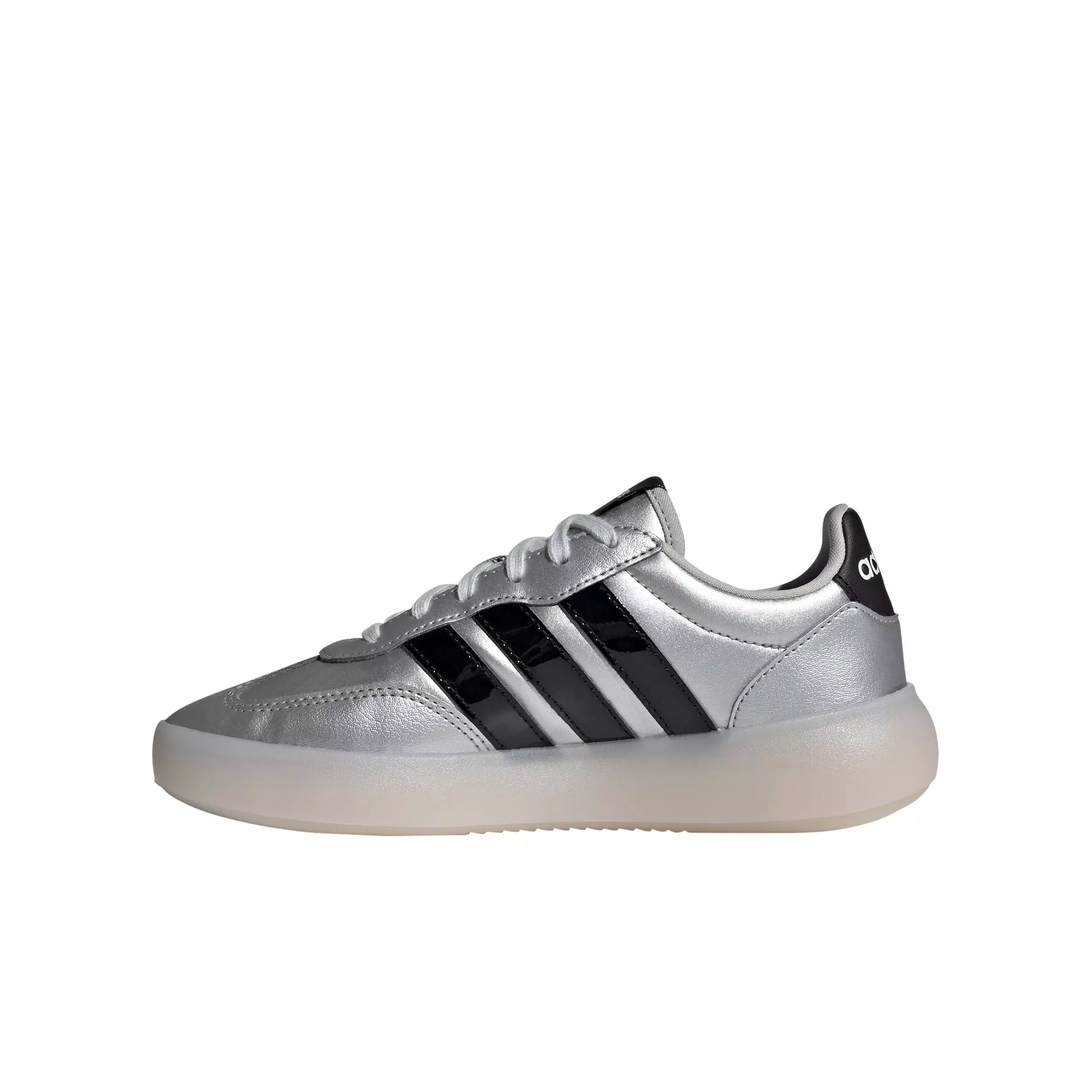 adidas Barreda Decode "Silver Metallic/Core Black/Chalk White" Preschool Boys' Shoe - SILVER/BLACK/CHALK