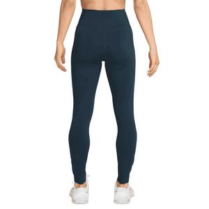 Nike Women's Universa Med-Support High-Waisted Full-Length Leggings w/ Pockets -Blue