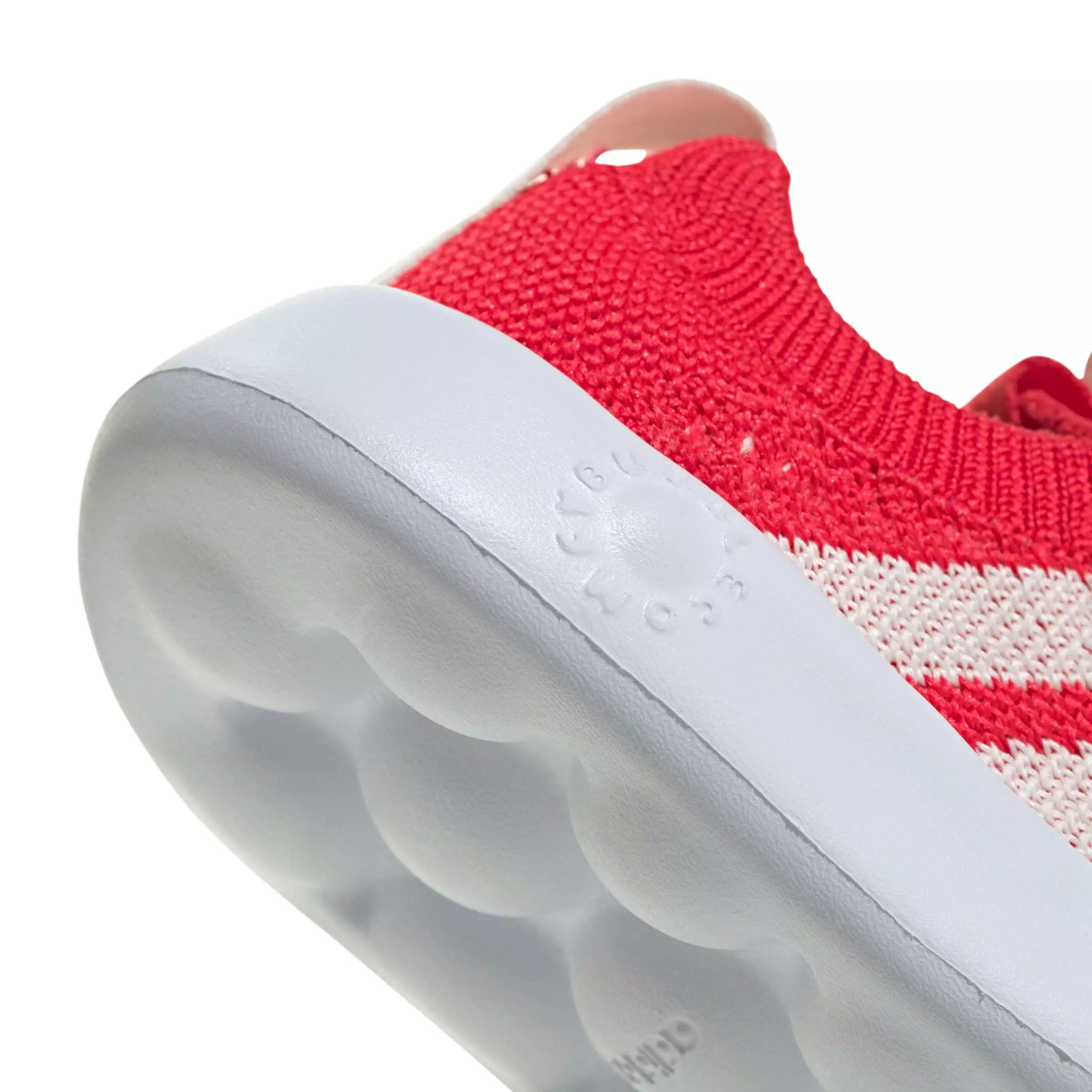 adidas Bubblecomfy "Pure Ruby/Off White/Ftwr White" Infant Girls' Shoe - RUBY/OFF WHITE/WHITE