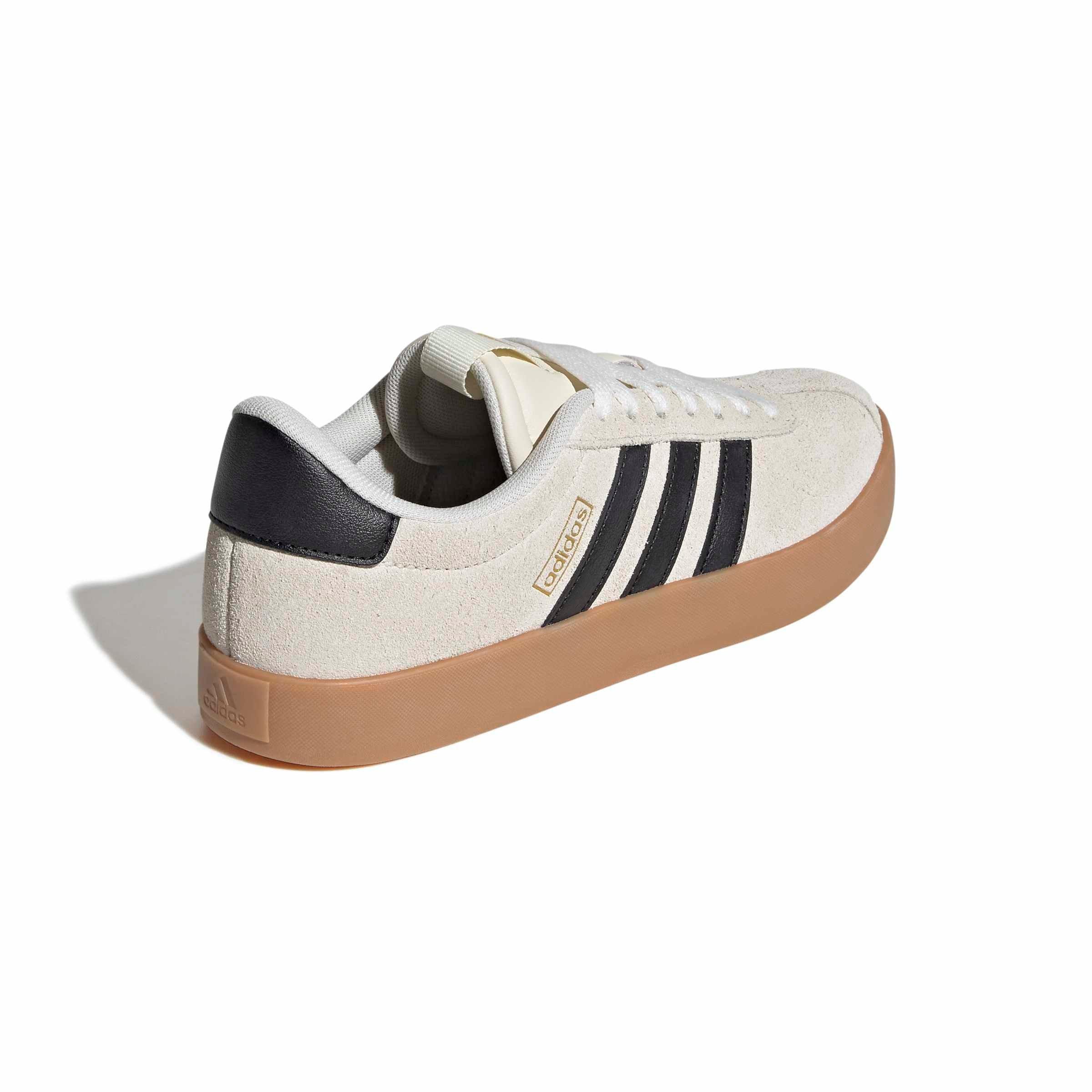 adidas VL Court 3.0 "Cream White/Core Black/Gold Metallic" Women's Shoe - CREAM/BLACK/GOLD