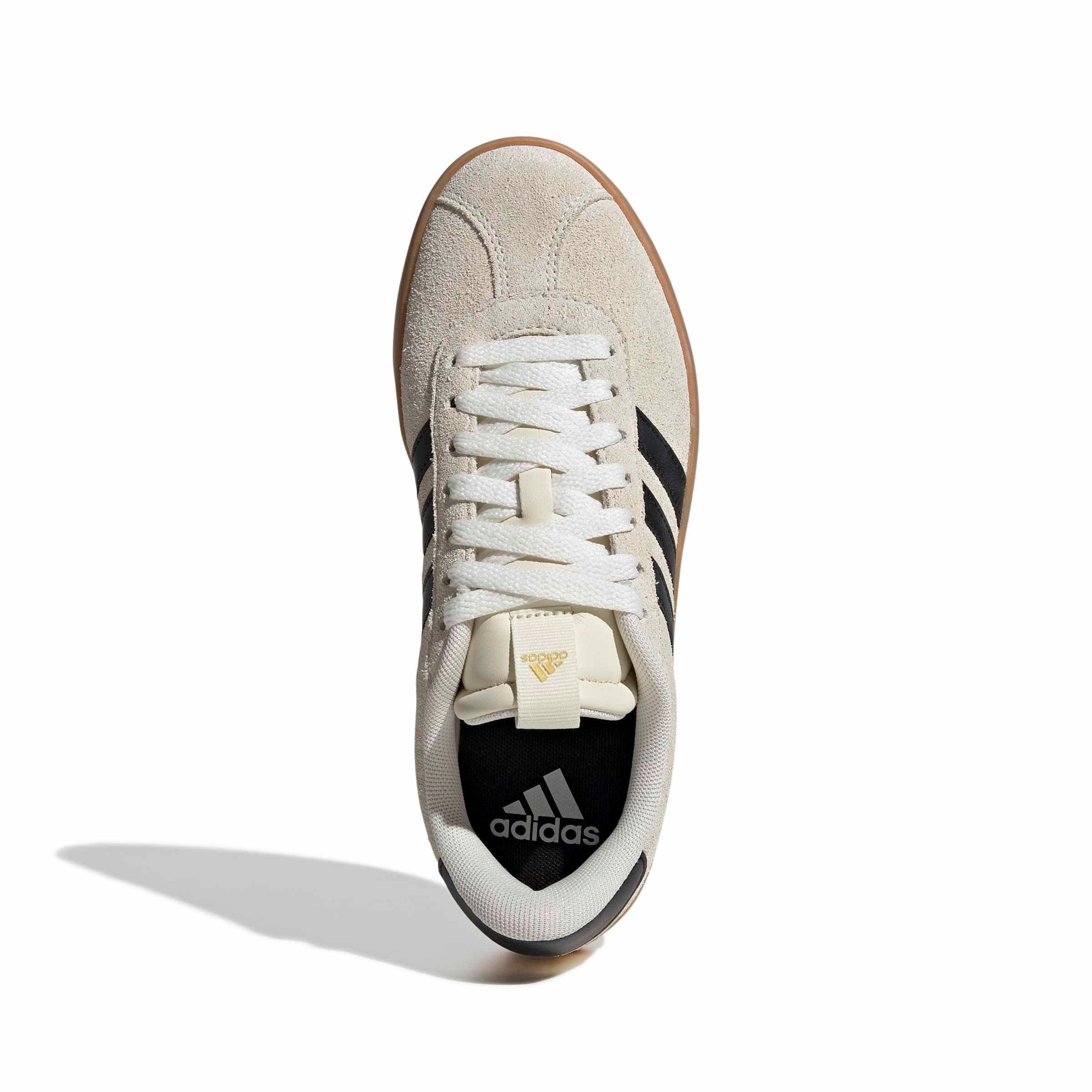 adidas VL Court 3.0 "Cream White/Core Black/Gold Metallic" Women's Shoe - CREAM/BLACK/GOLD