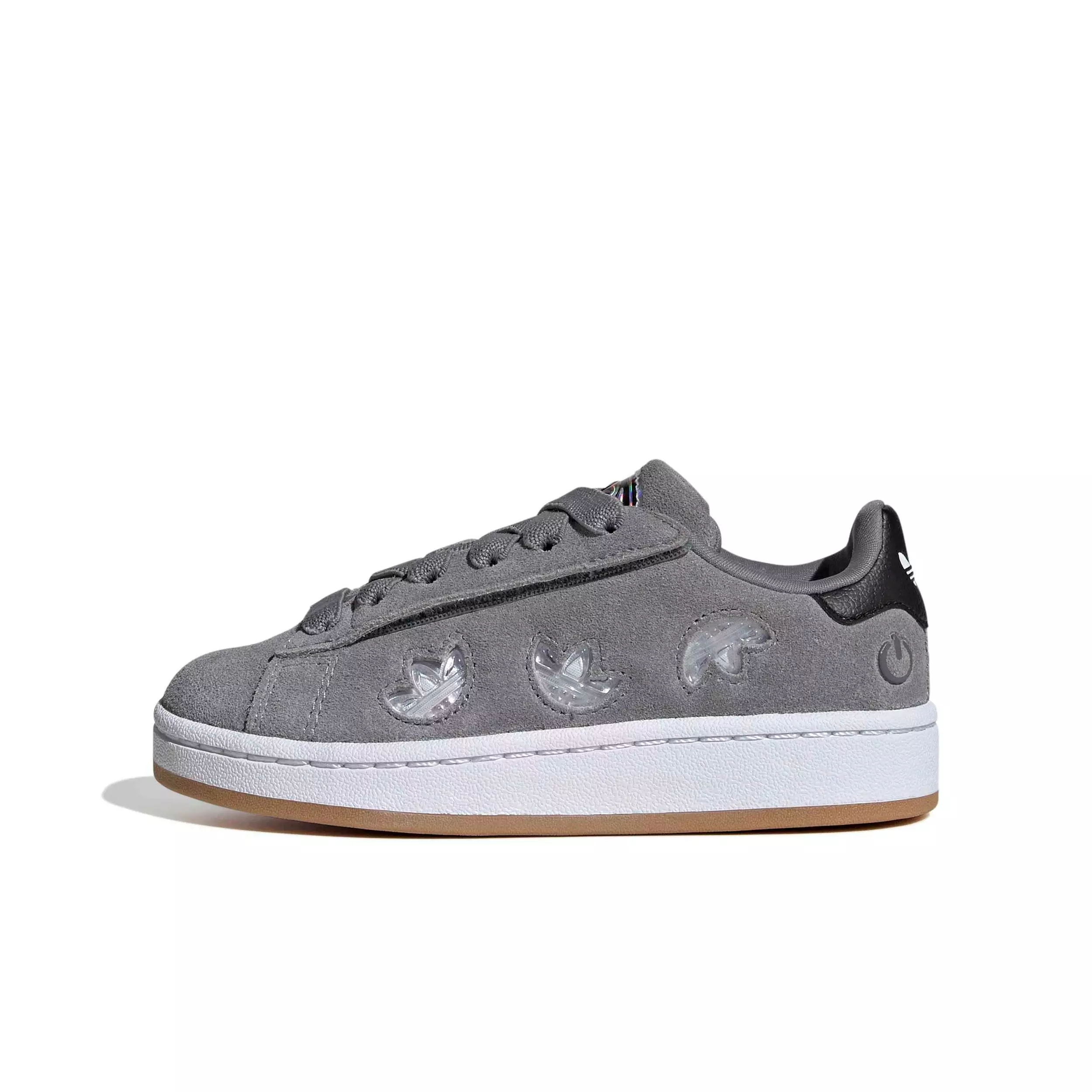 adidas Originals Campus 00s LL CC EL "Grey Three/Ftwr White" Preschool Boys' Shoe - GREY/WHITE