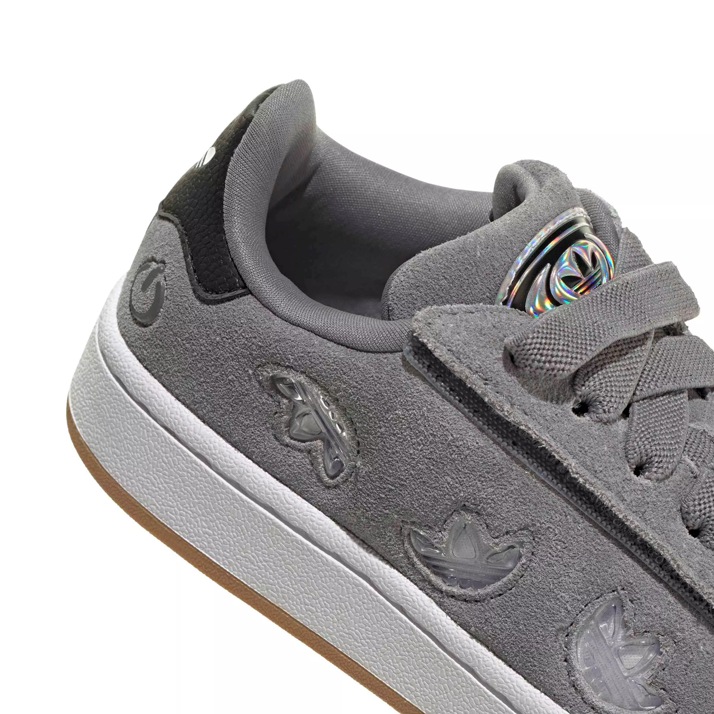 adidas Originals Campus 00s LL CC EL "Grey Three/Ftwr White" Preschool Boys' Shoe - GREY/WHITE