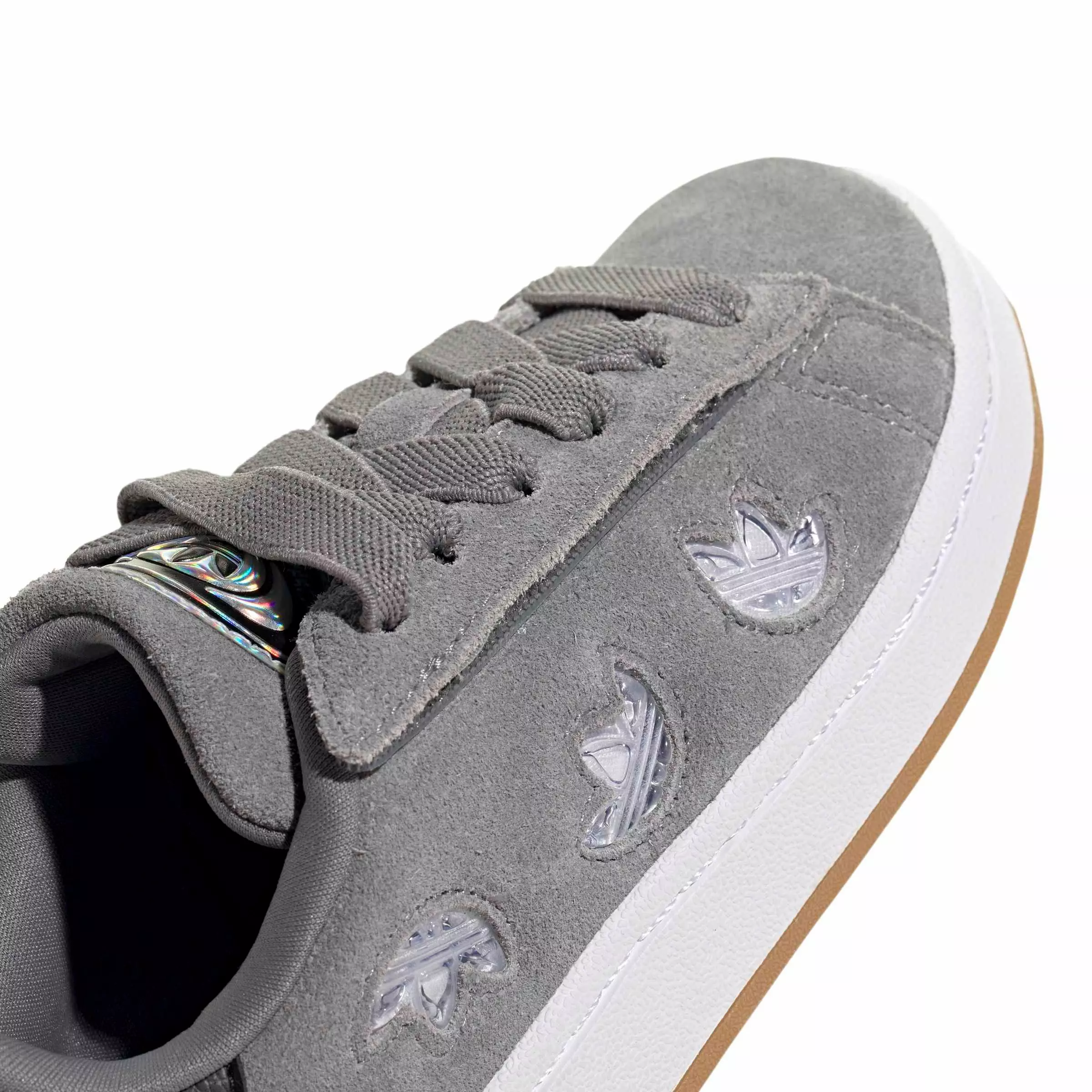 adidas Originals Campus 00s LL CC EL "Grey Three/Ftwr White" Preschool Boys' Shoe - GREY/WHITE